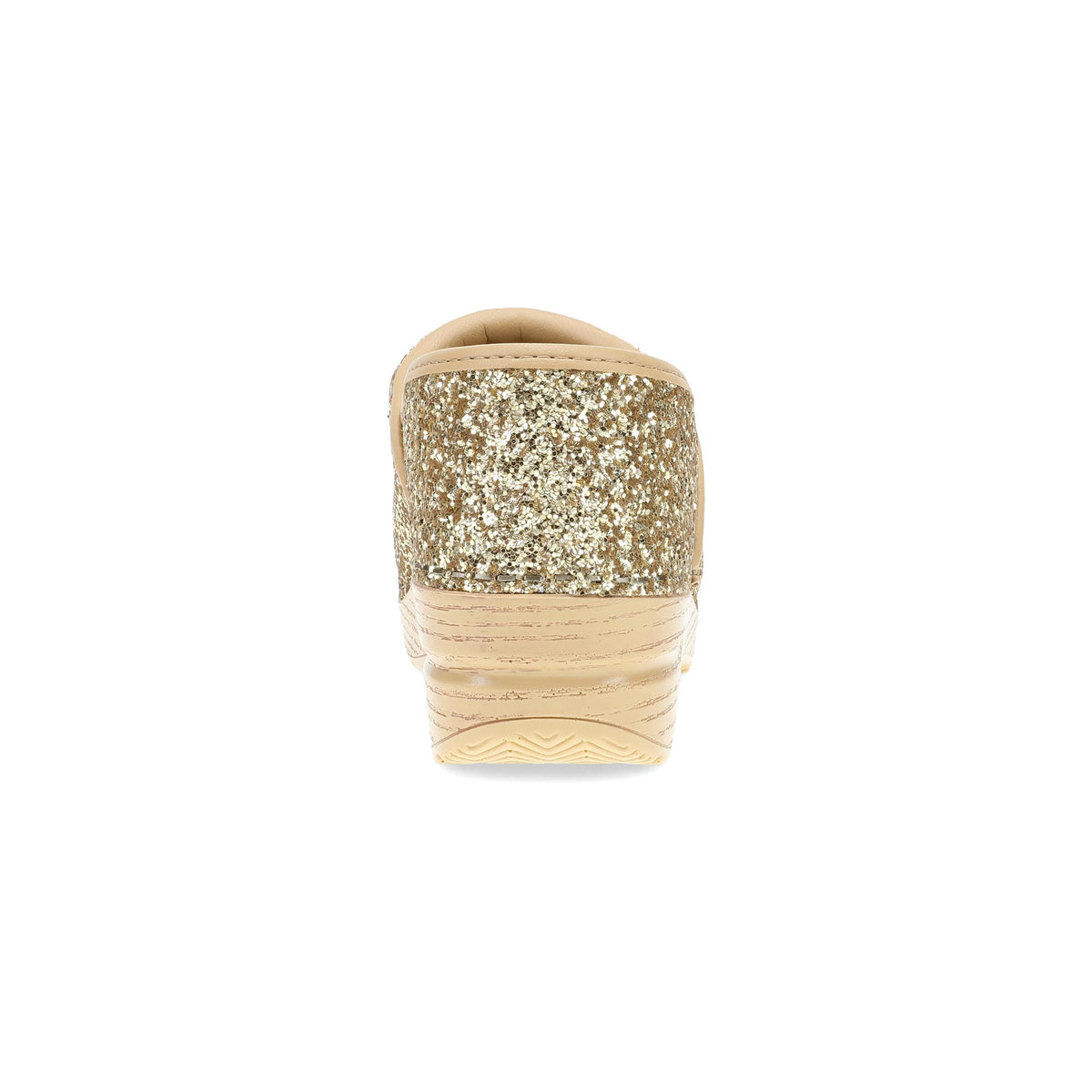 Heel image of Professional Clog Gold Glitter