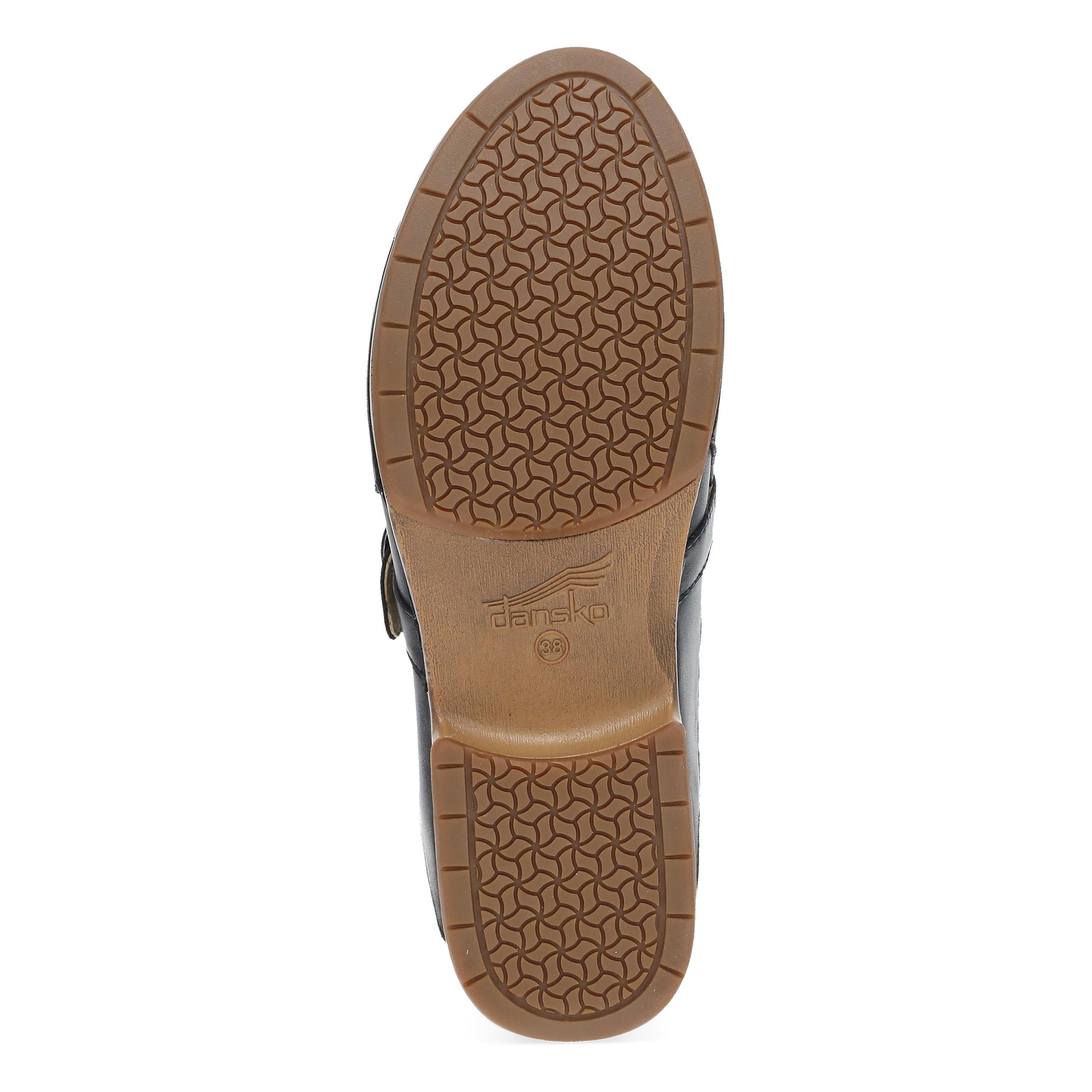 Margaret Black Burnished Calf – Dansko