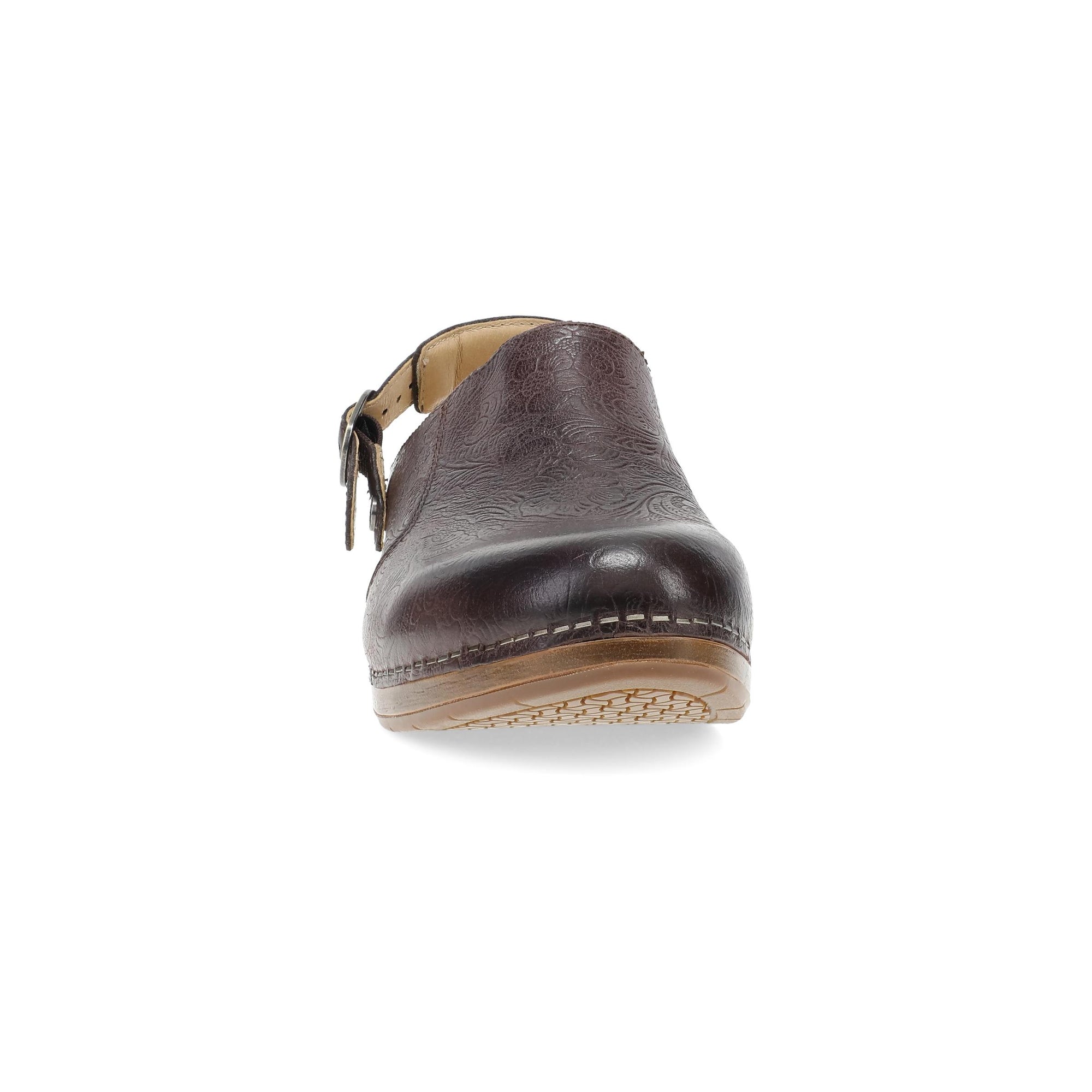 Toe image of Millie Chocolate Tooled/Chocolate