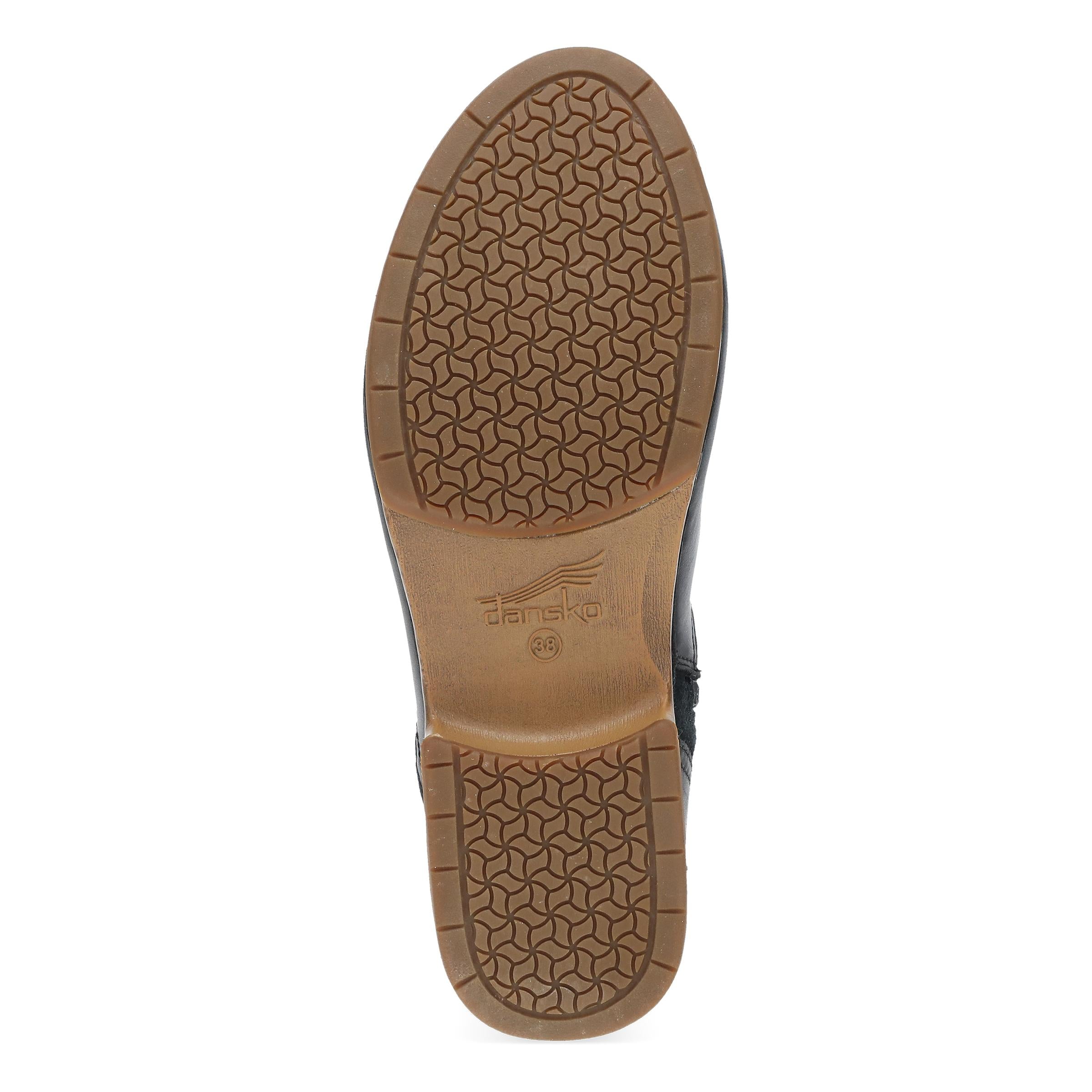 Monique Black Burnished Calf – Dansko
