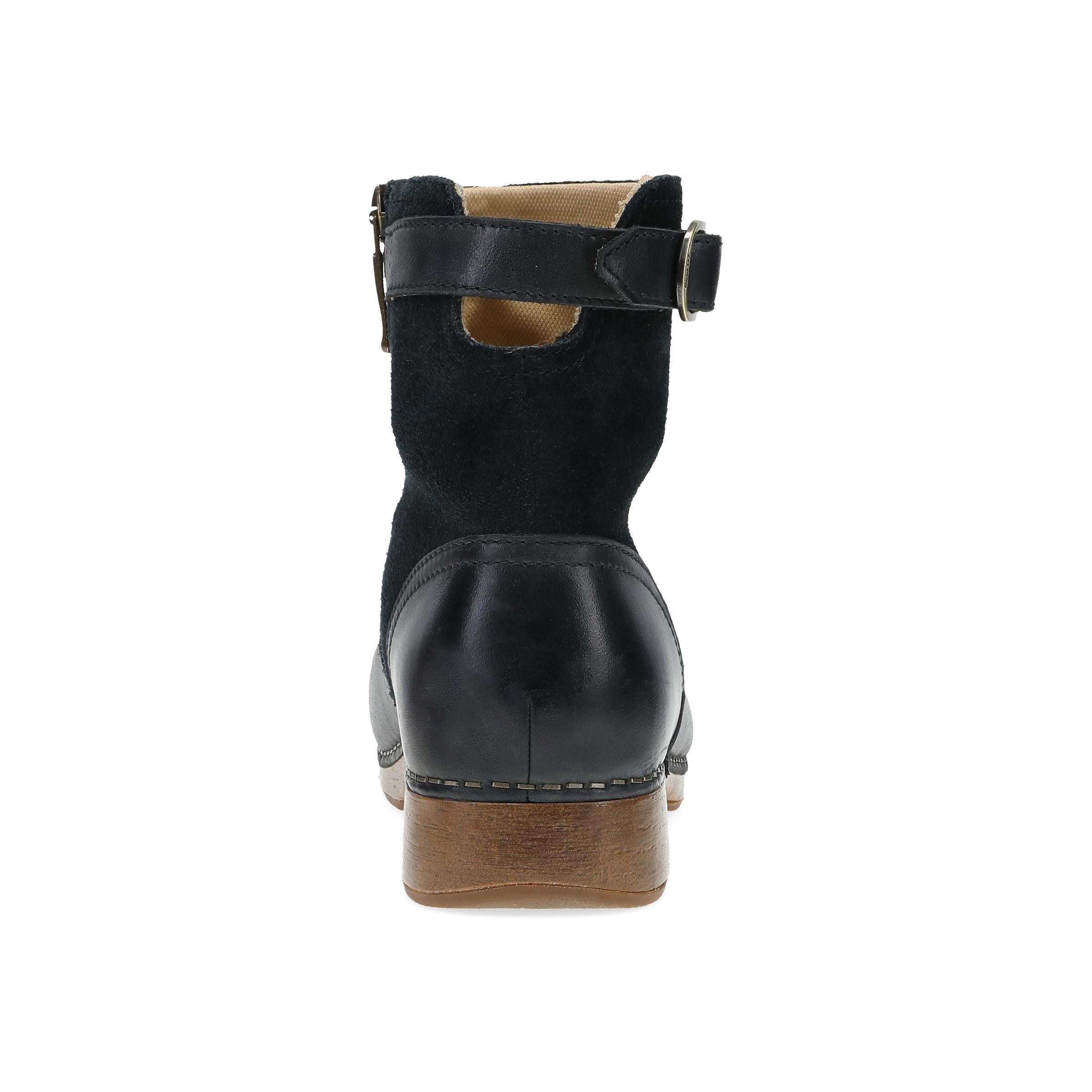 Monique Black Burnished Calf – Dansko