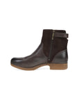 Side image of Monique Chocolate Burnished Calf