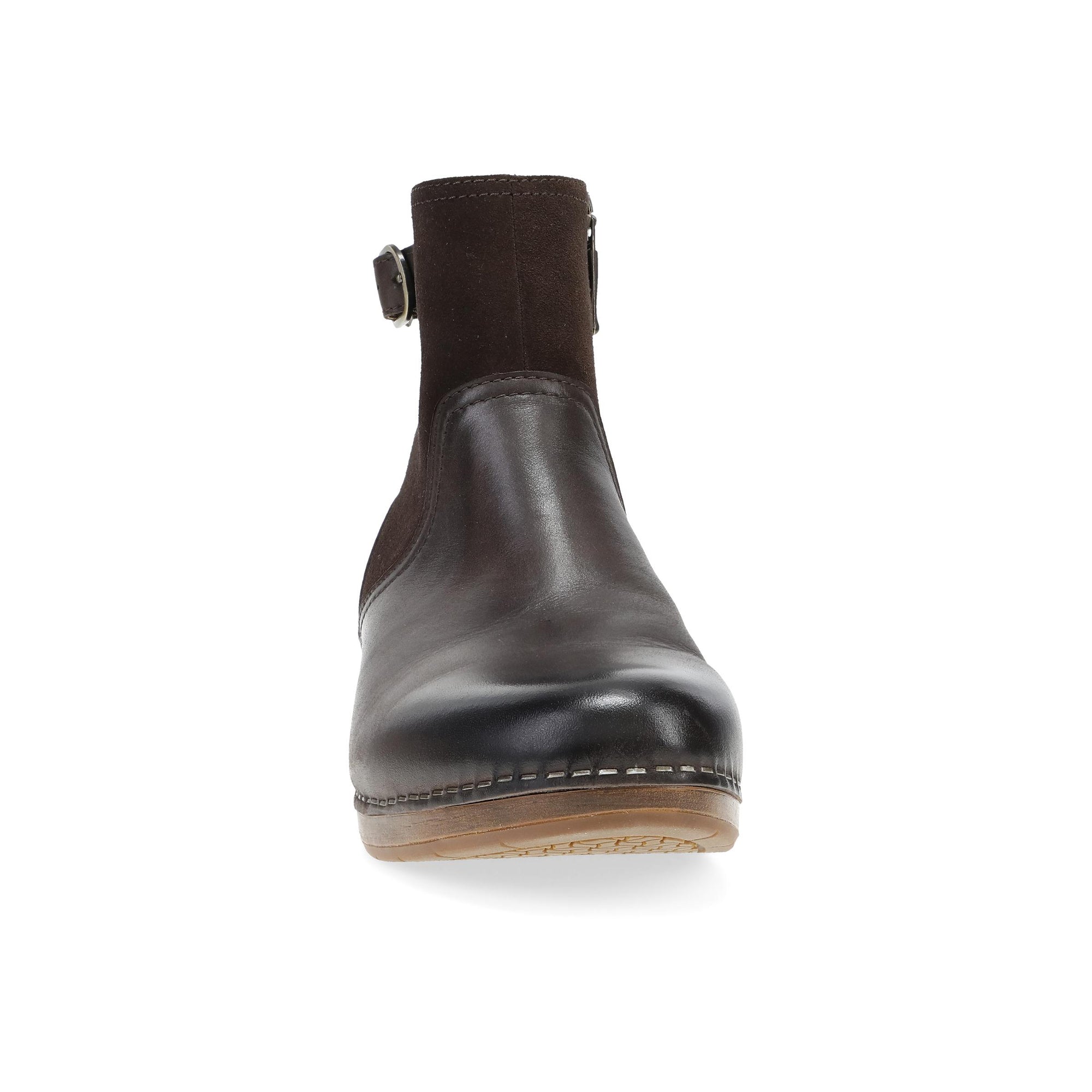 Toe image of Monique Chocolate Burnished Calf