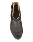Top image of Monique Chocolate Burnished Calf