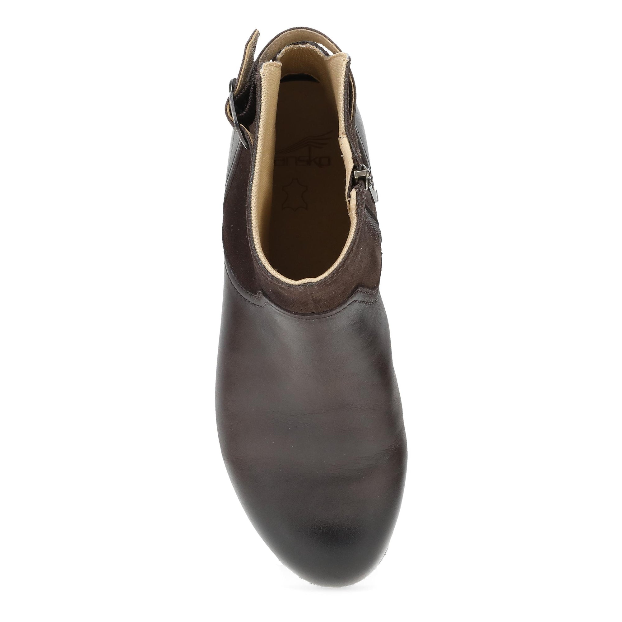 Top image of Monique Chocolate Burnished Calf