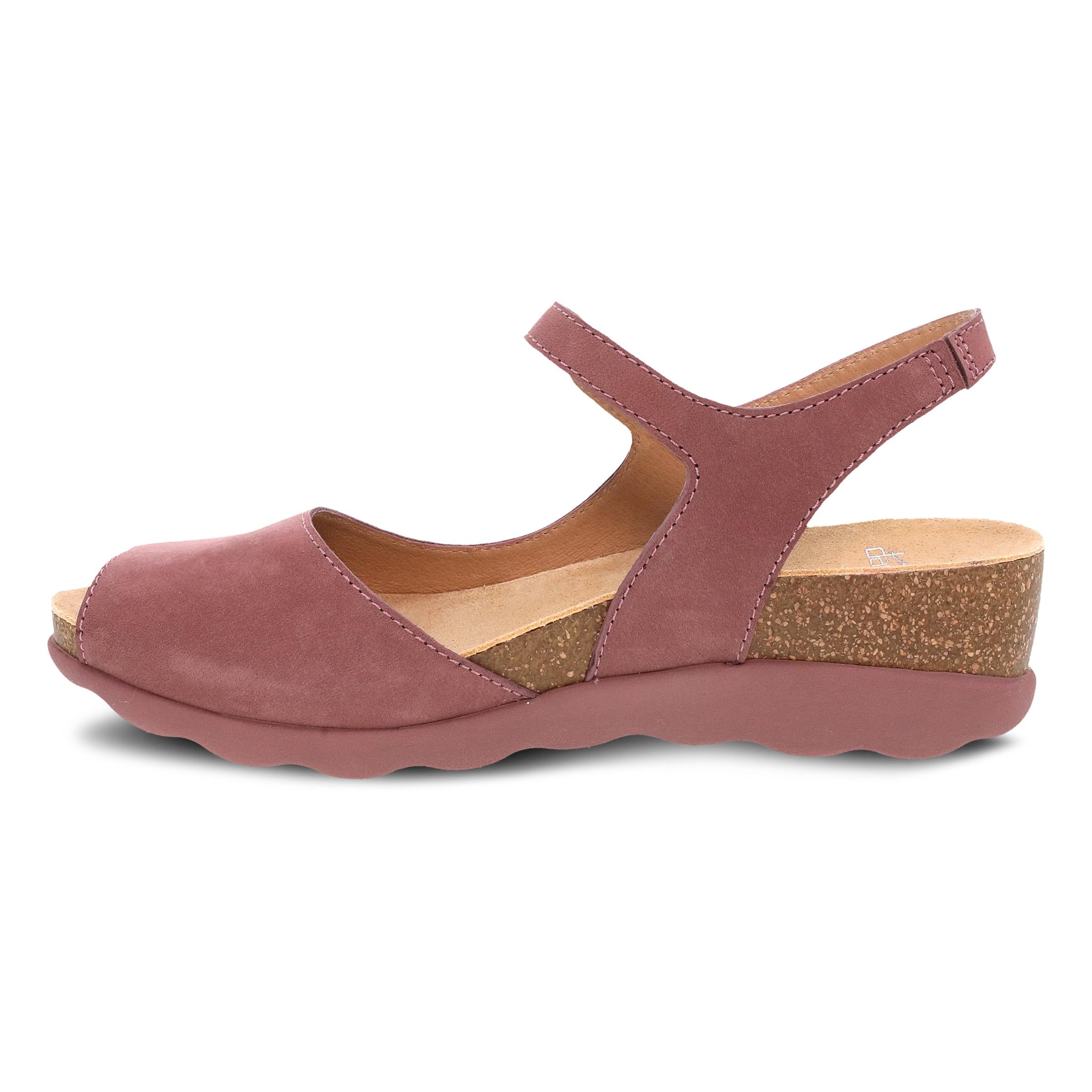 Dansko - Marcy Milled Nubuck Wedge Sandals