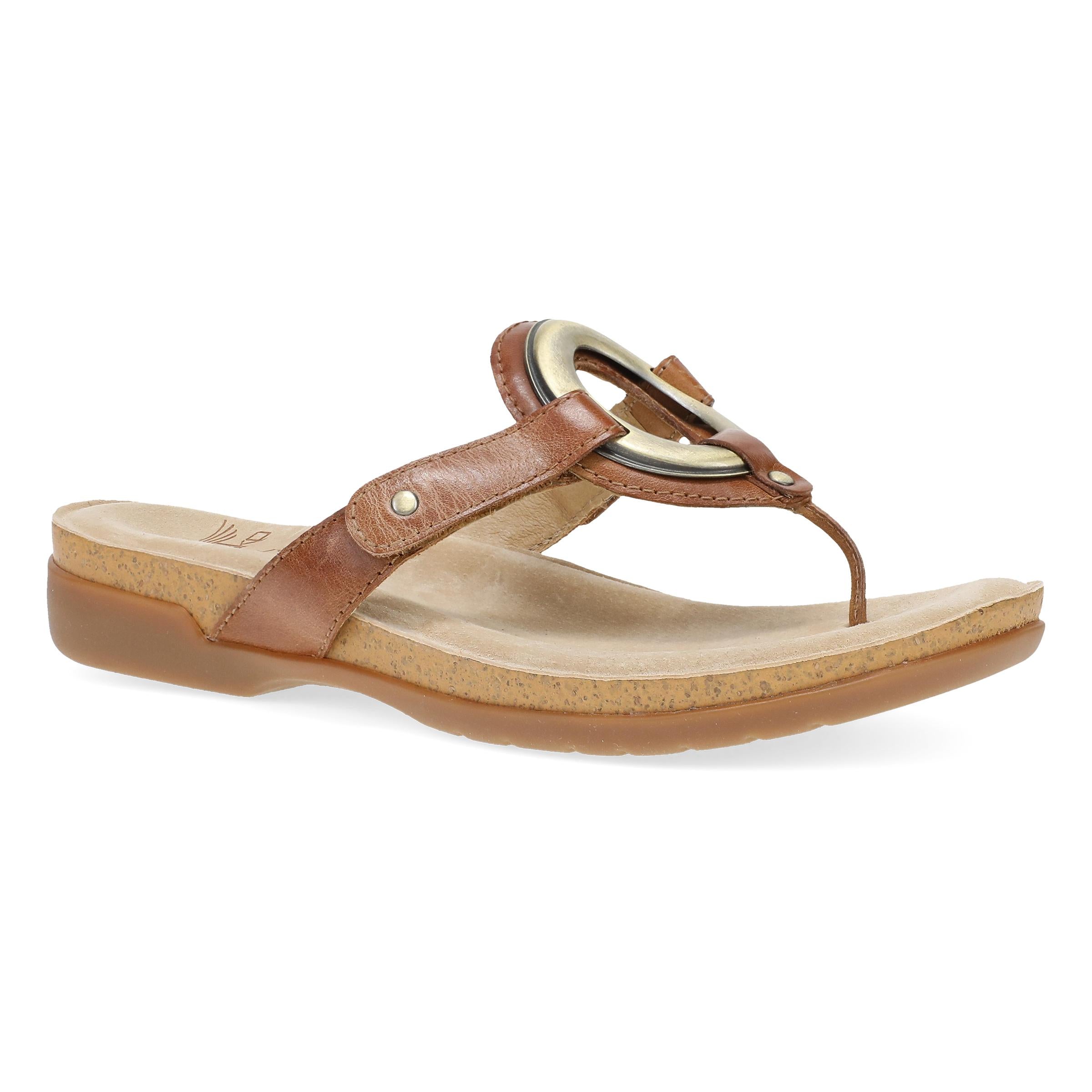 Dansko レディース レザーサンダル ブラウン Rosalia Toffee Leather – Dansko