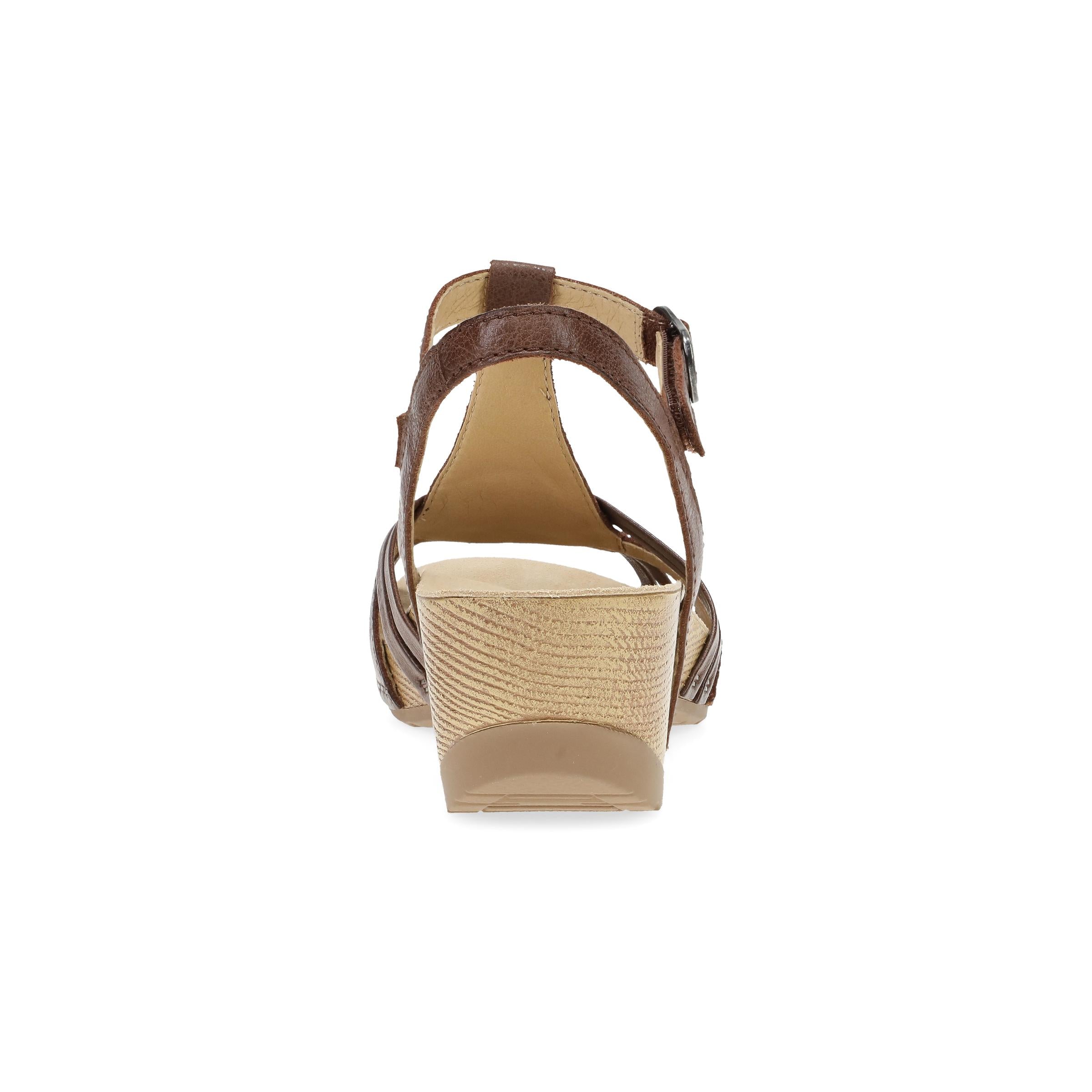 Tia Brown Milled Burnished – Dansko