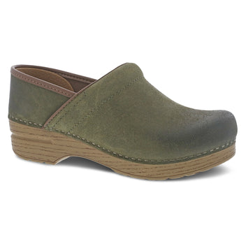 Professional Green Burnished Nubuck – Dansko