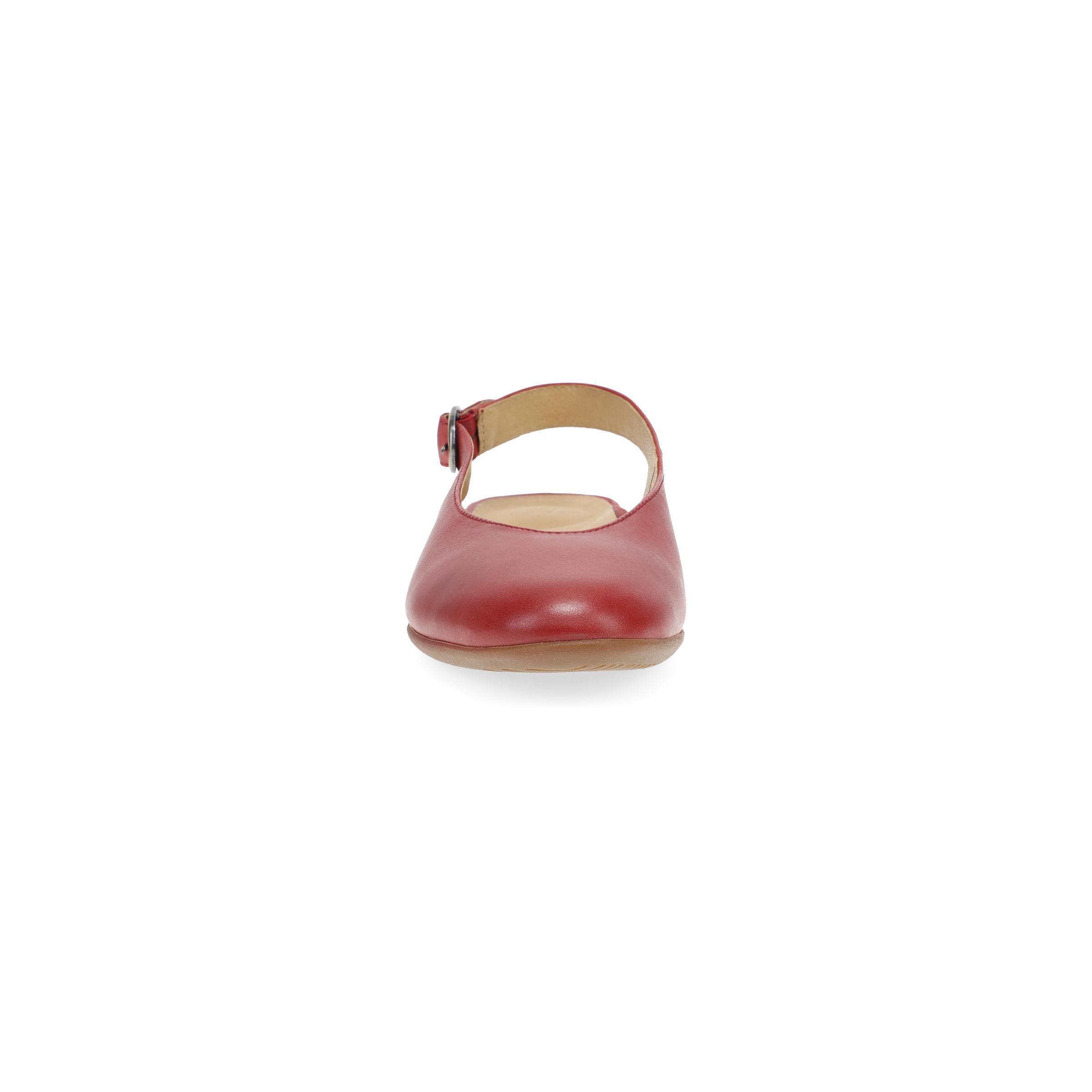 Lea Red Burnished Nappa – Dansko