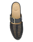 Top image of Leilani Black Burnished Nappa