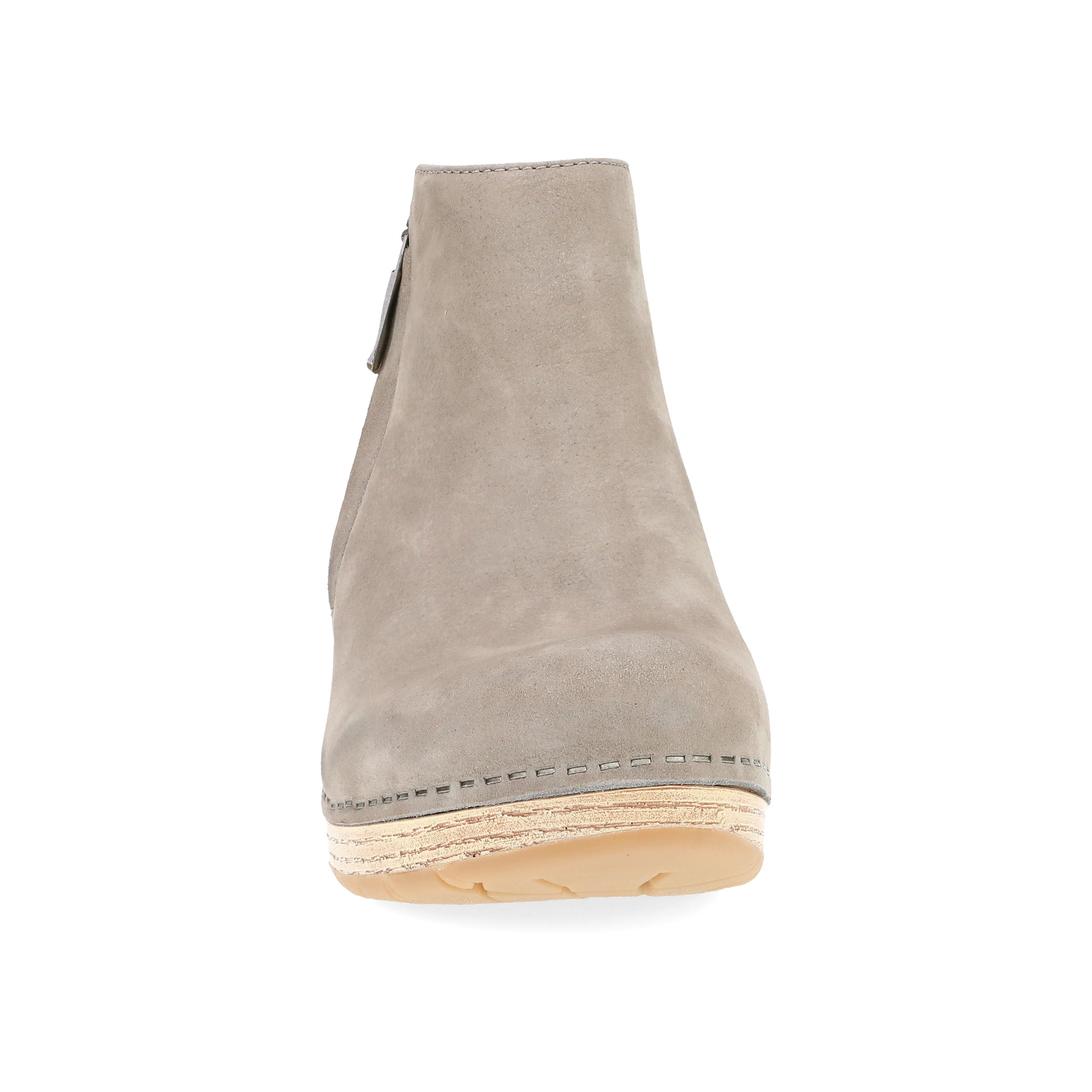 Toe image of Lizanne Taupe Milled Nubuck