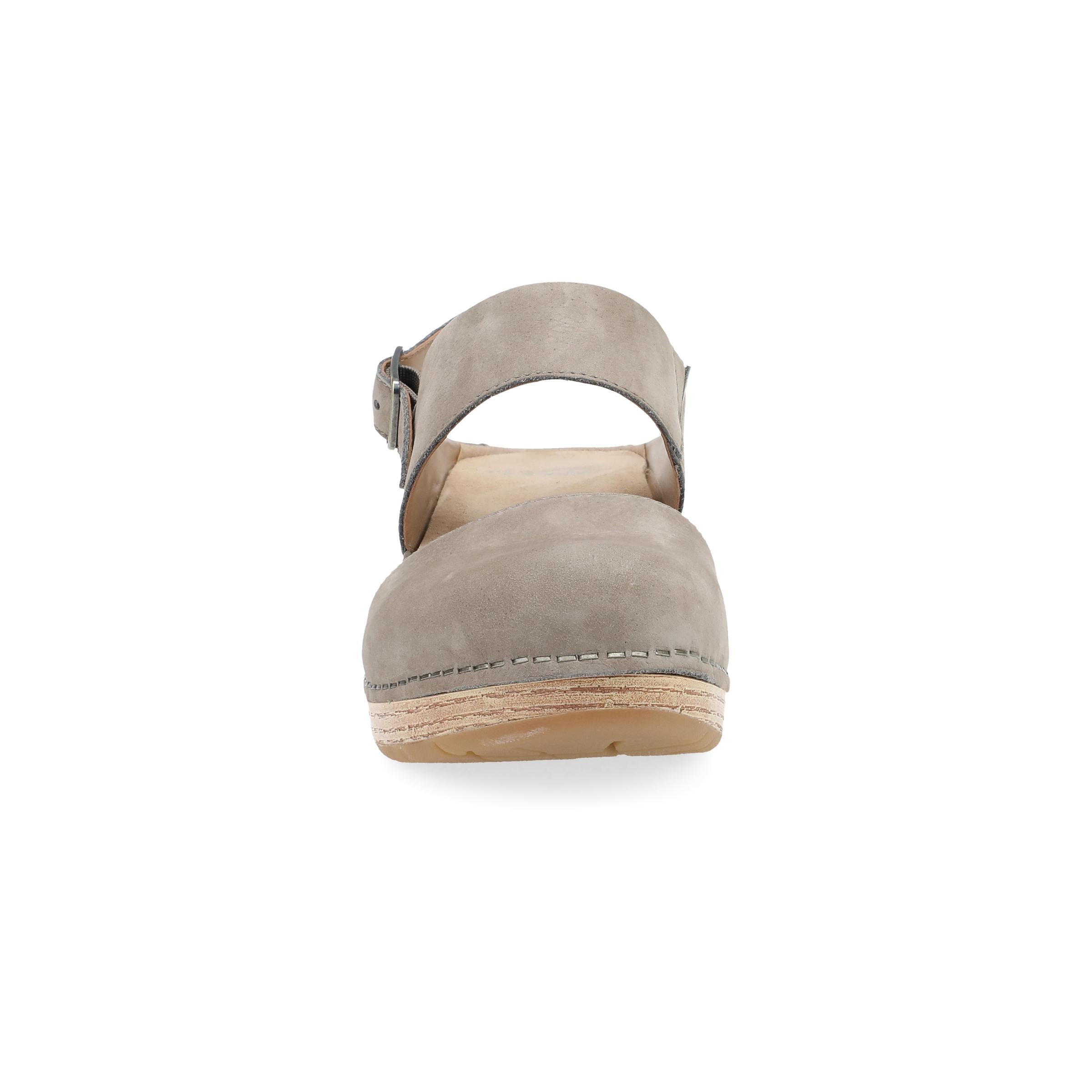 Dansko taupe milled nubuck clog on sale