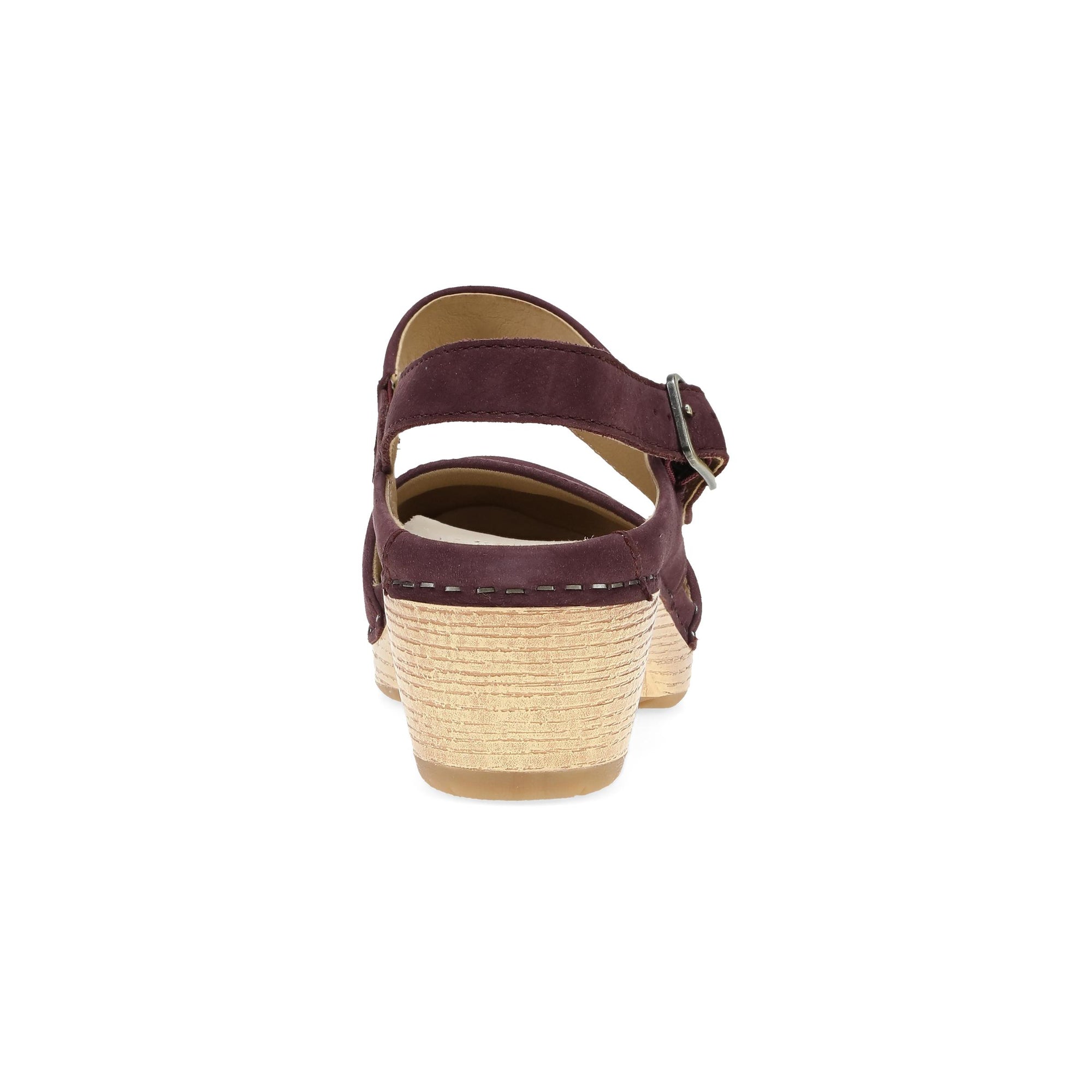 Heel image of Lucia Fig Milled Nubuck
