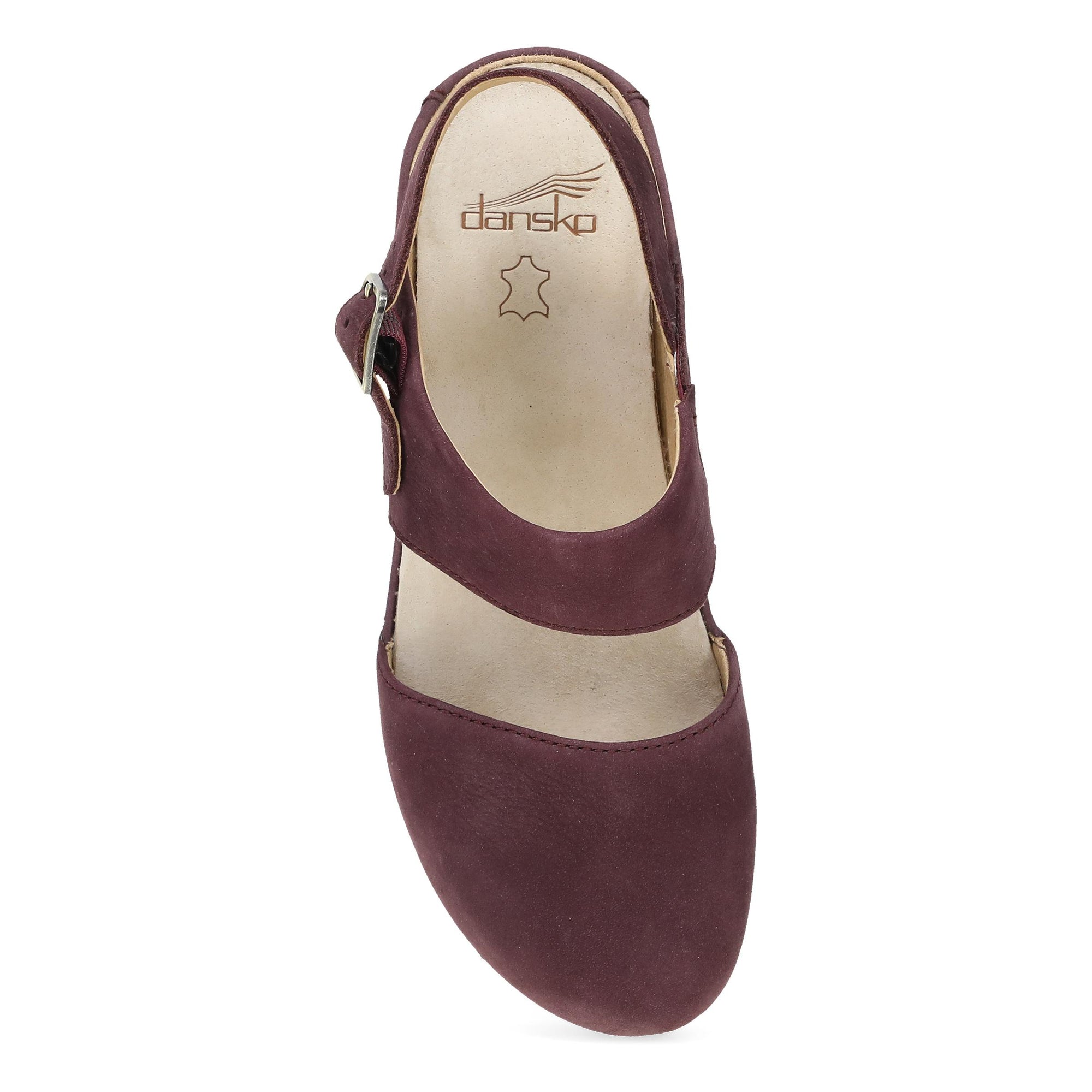 Top image of Lucia Fig Milled Nubuck