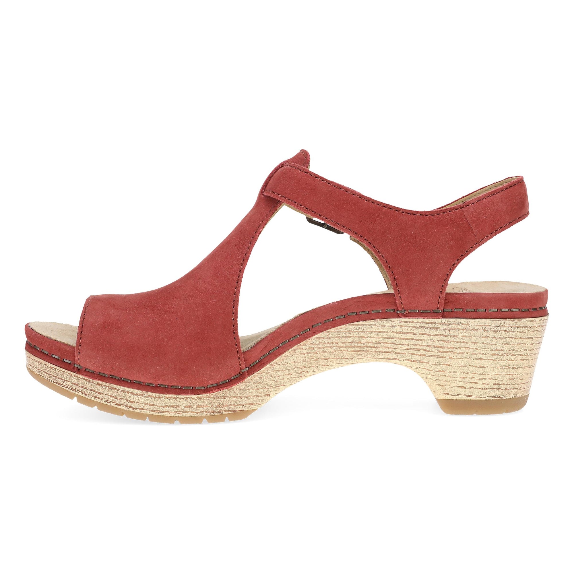 Side image of Laverne Paprika Nubuck