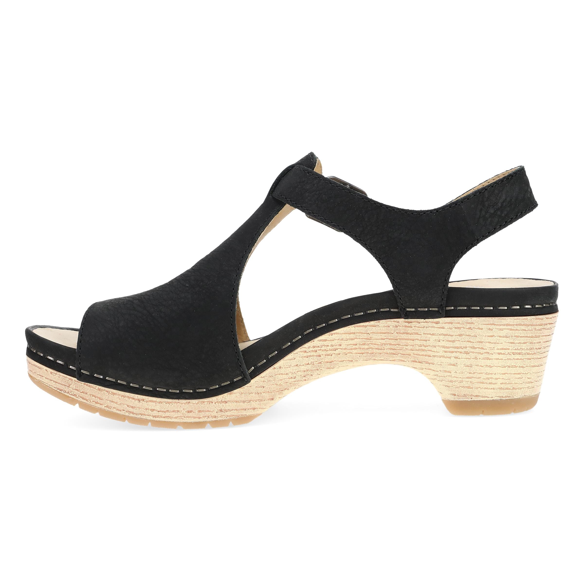 Laverne Black Milled Nubuck – Dansko