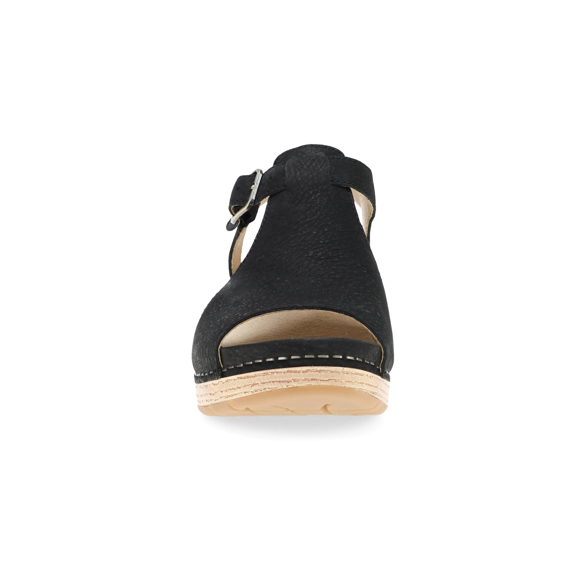 Toe image of Laverne Black Milled Nubuck