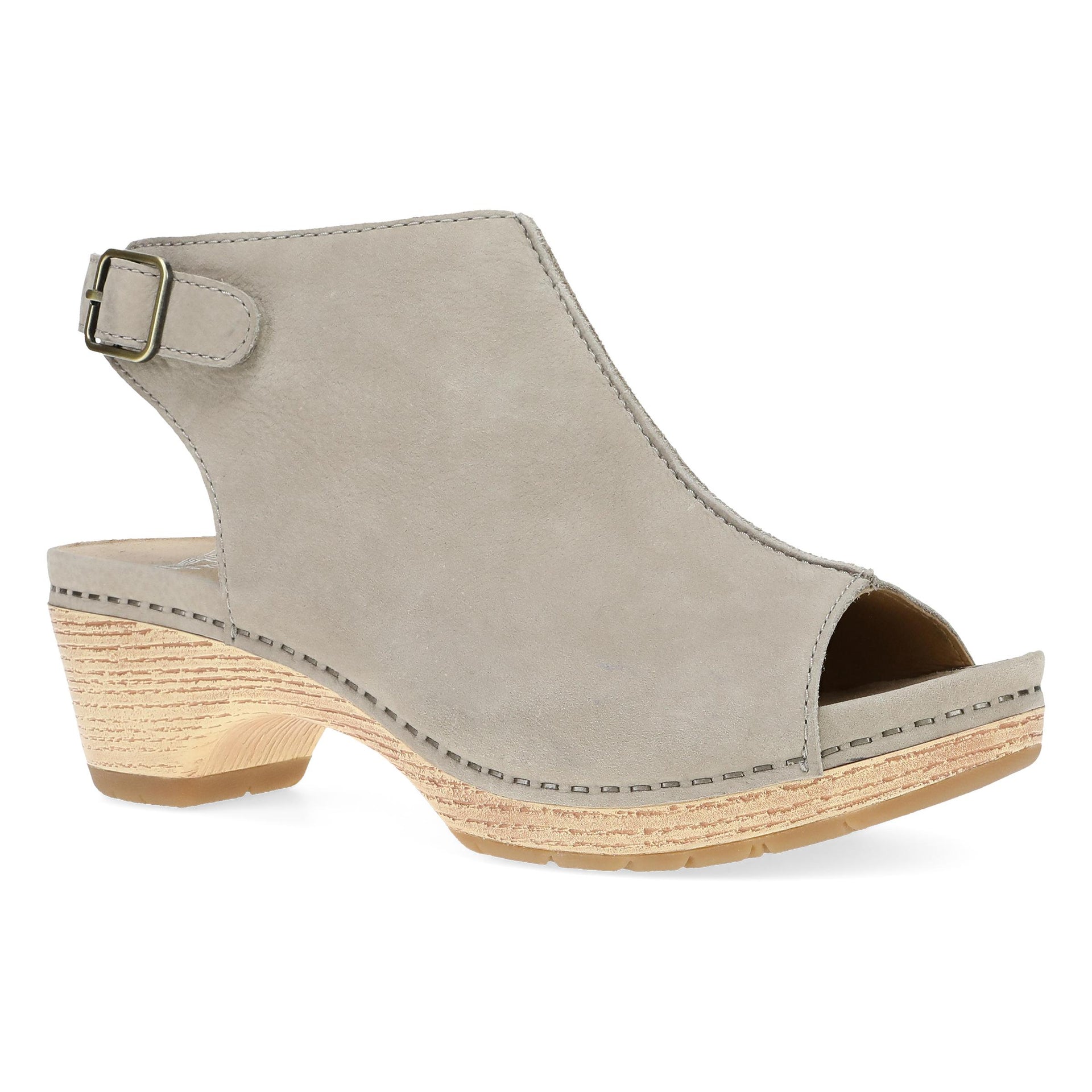 Lizzy Taupe Milled Nubuck – Dansko