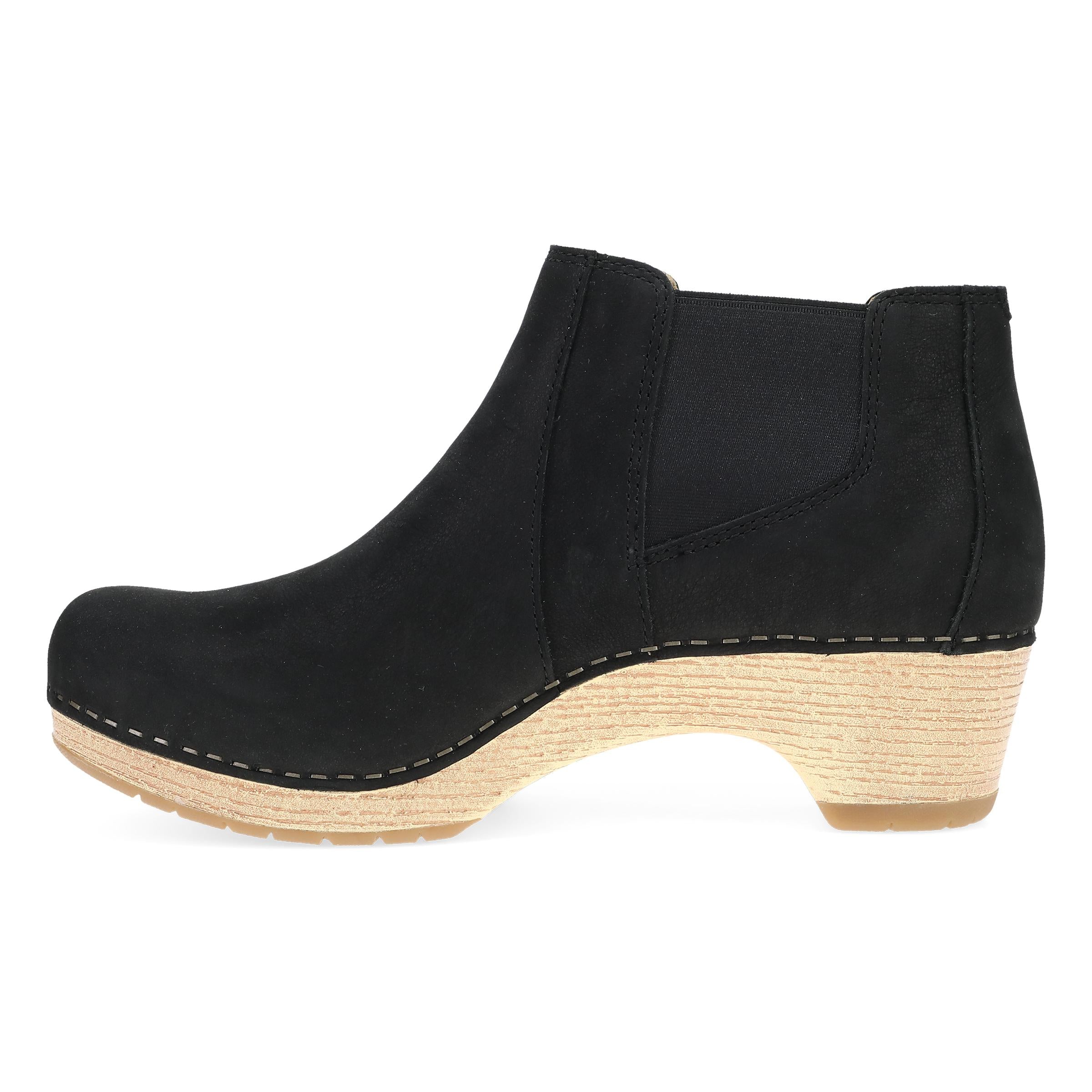 Lane Black Milled Nubuck – Dansko