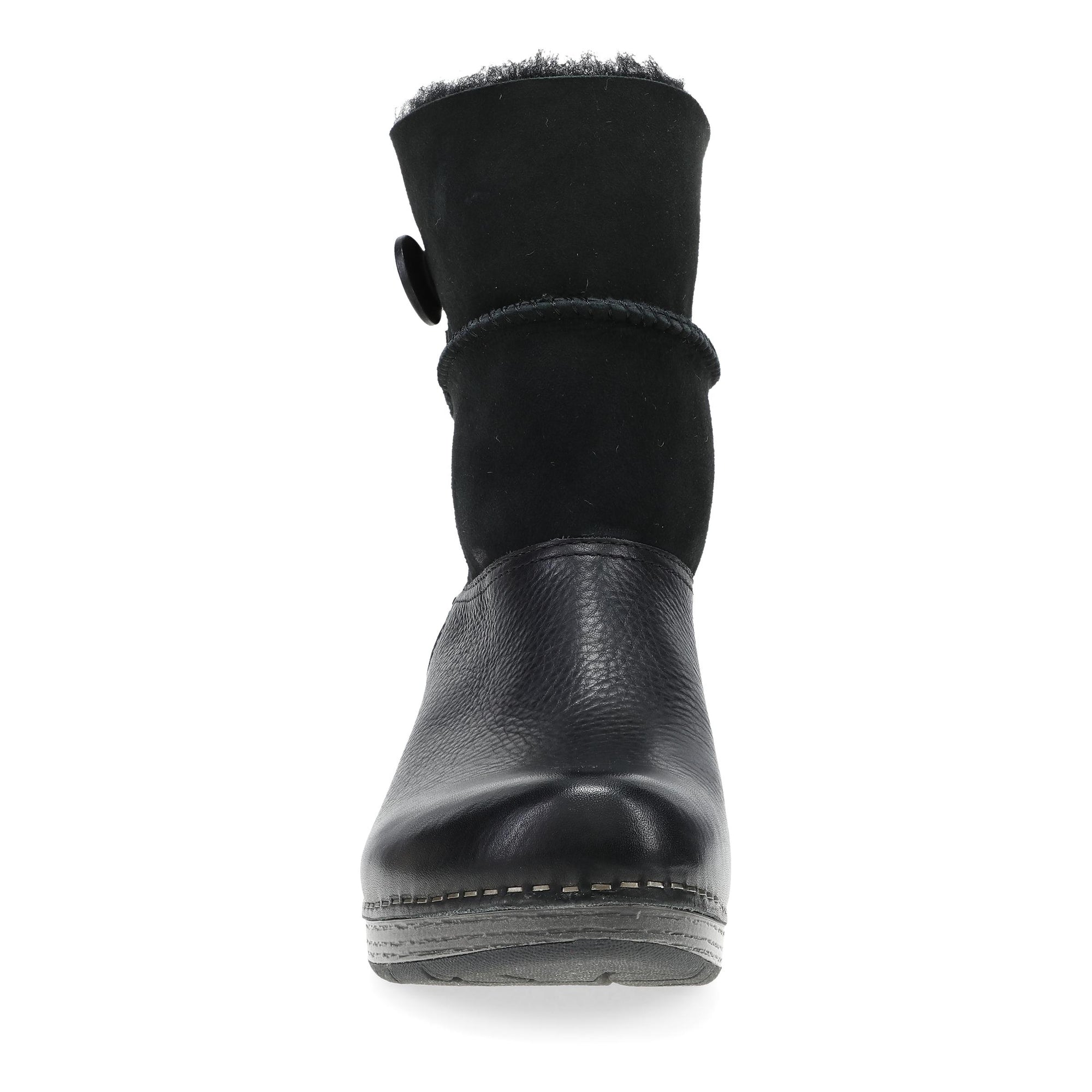 Toe image of Lillith Black Waxy Milled