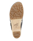 Bottom image of Leandra Clog Black Leather