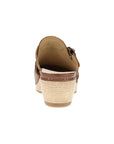 Heel image of Leandra Clog Brown Leather
