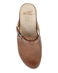 Top image of Leandra Clog Brown Leather