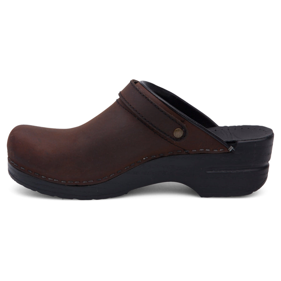 Side image of Ingrid Antique Brown/Blk