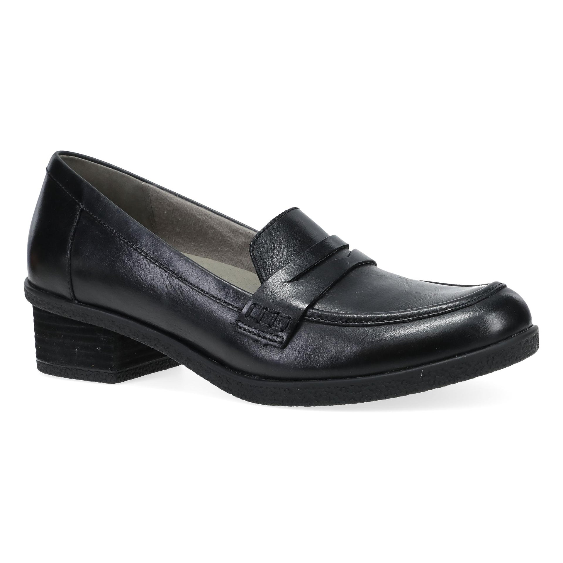 Dansko Women's Danica Loafer, Black Waterproof Burnished / 42 / M Dansko Women's Danica Loafer, Black Waterproof Burnished / 42 / M
