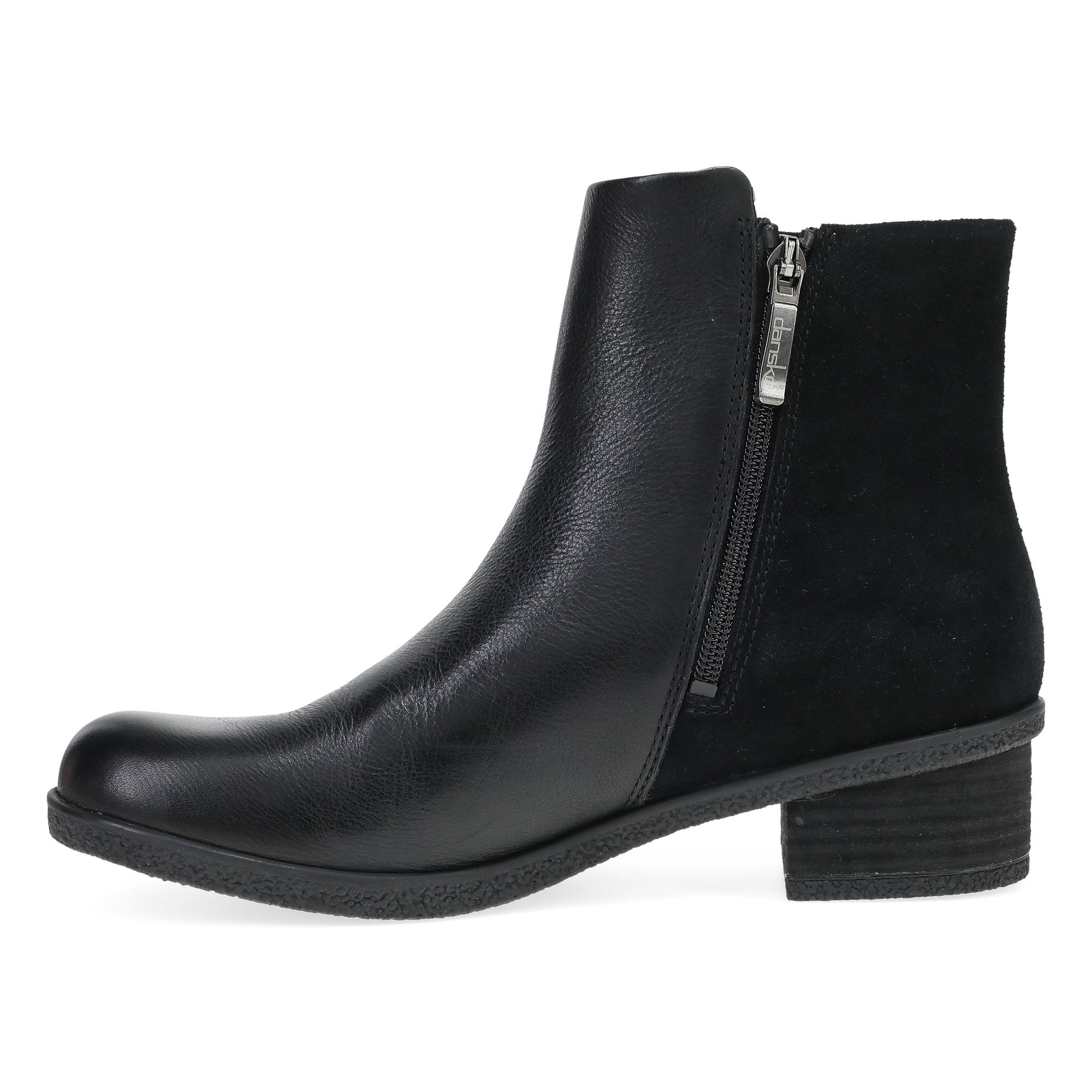 Side image of Denay Black Waterproof Milled