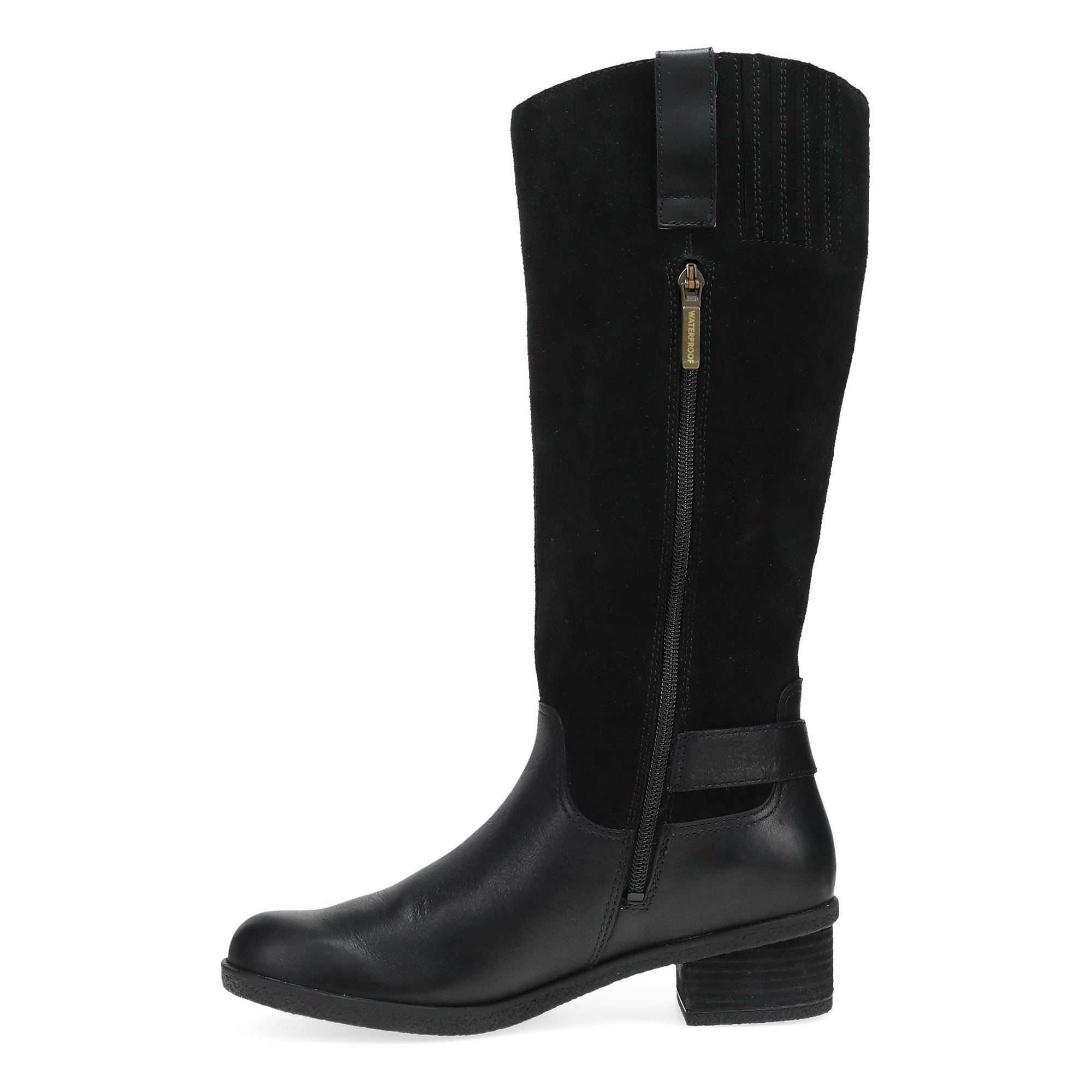 Side image of Dawn Black Waterproof Milled
