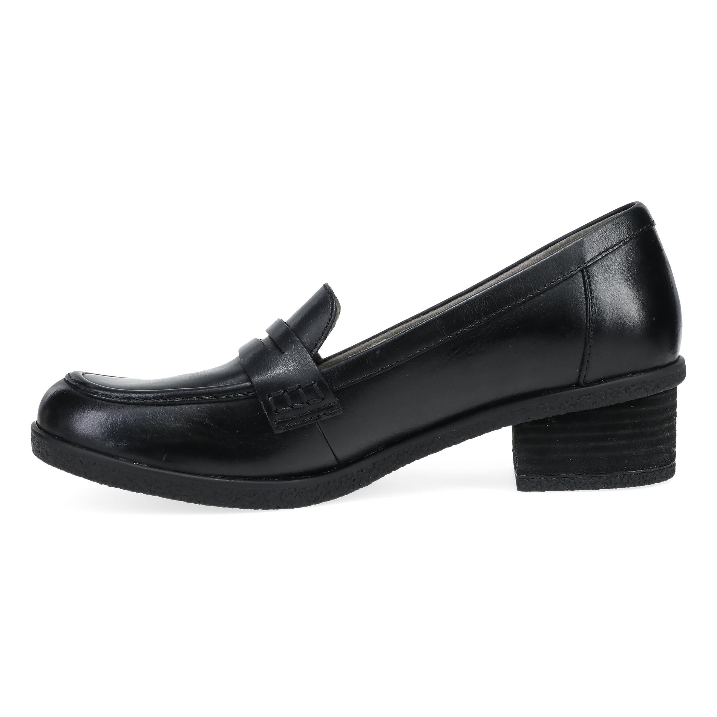 Danica Wide Black Waterproof Burnished – Dansko
