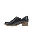 Side image of Dru Black Leather