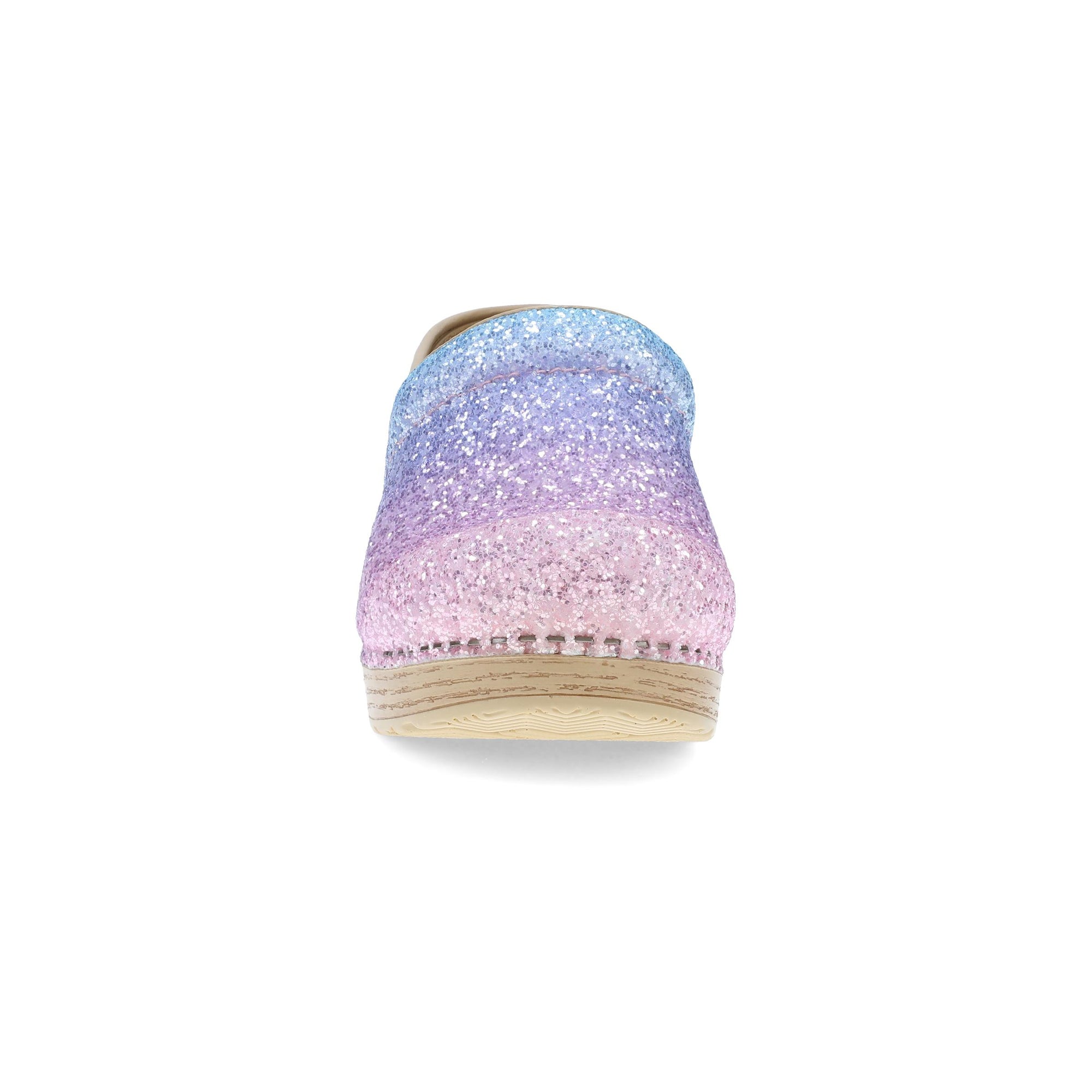 Toe image of Pro Clog Pastel Rainbow Glitter
