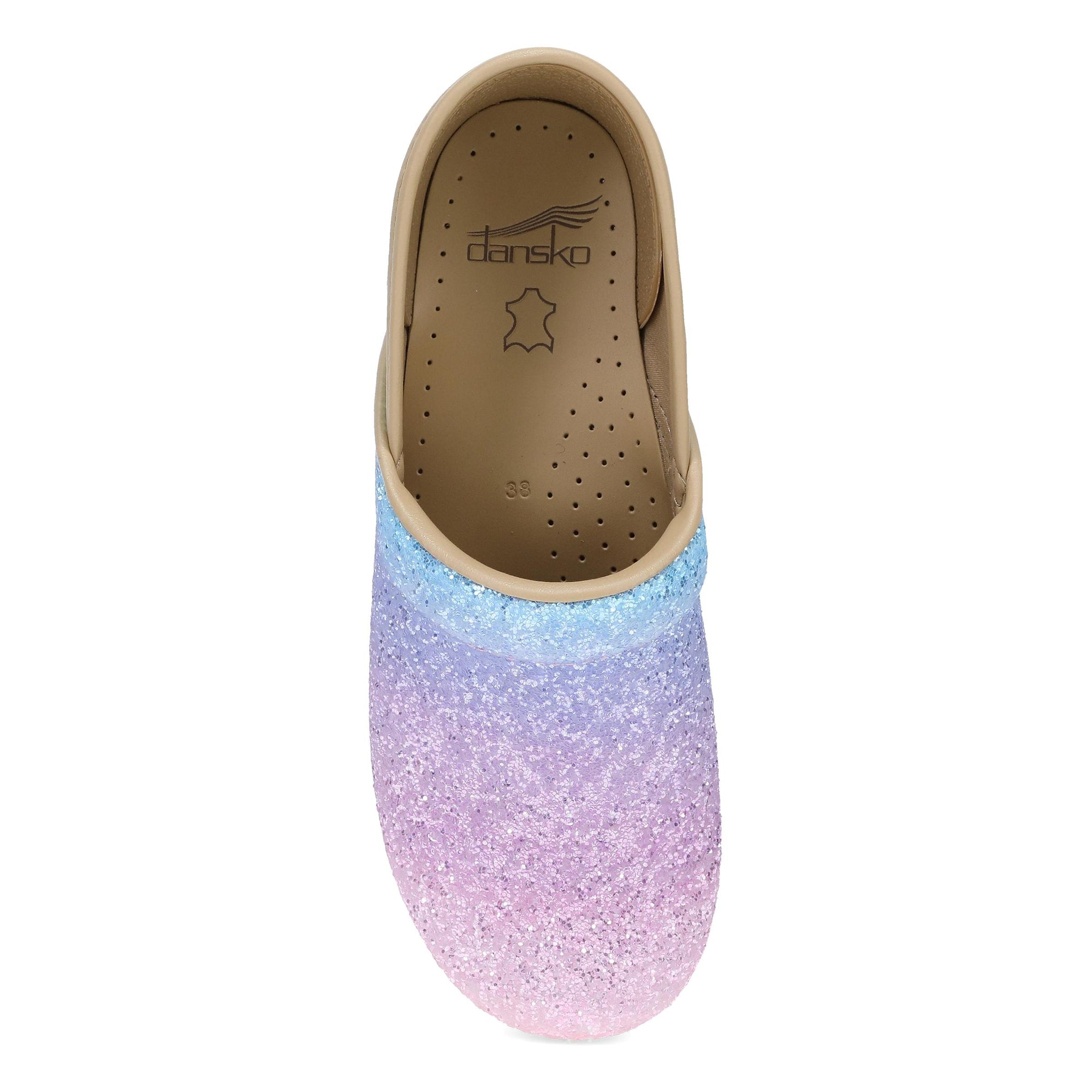Top image of Pro Clog Pastel Rainbow Glitter