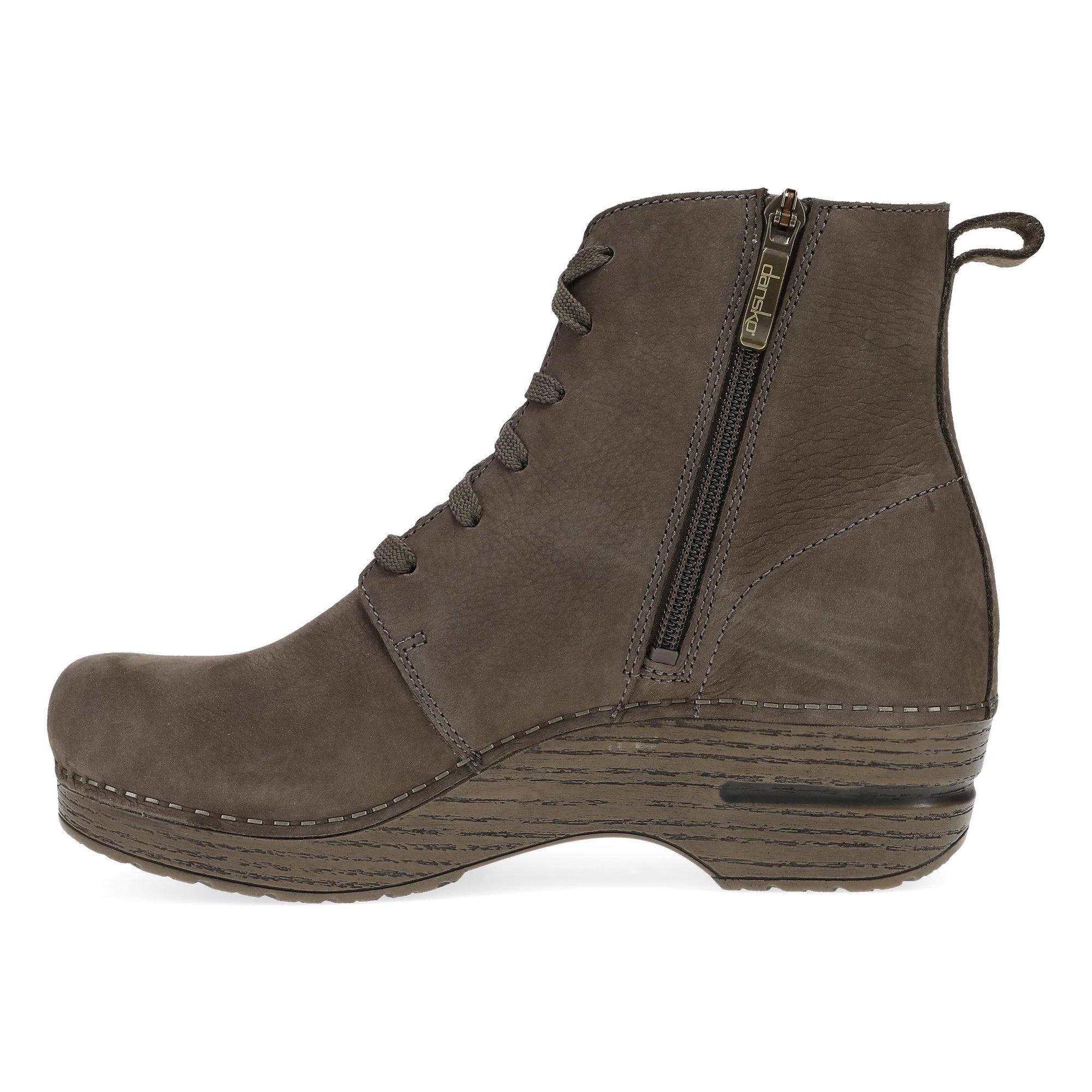 Side image of Sigourney Mushroom Nubuck