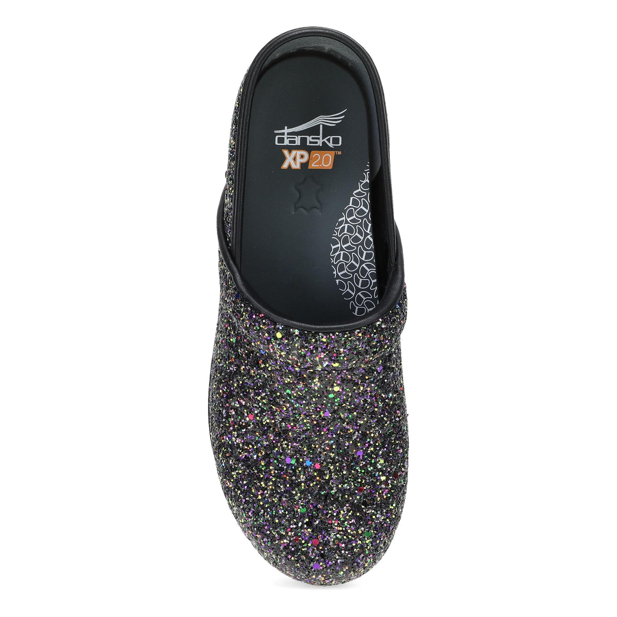 Top image of Wide XP 2.0 Clog Black Magic Glitter