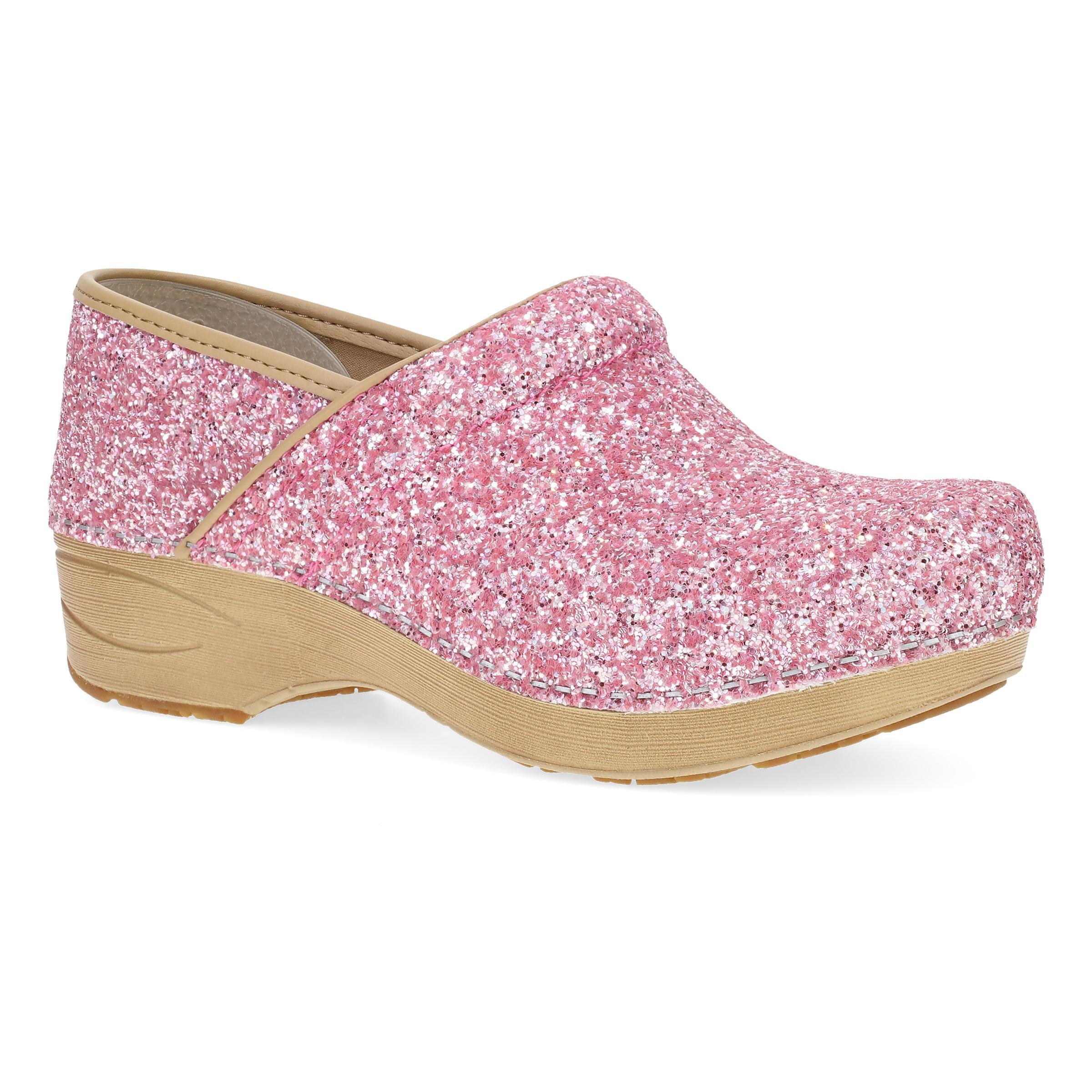 Wide XP 2.0 Bubbly Pink Glitter – Dansko