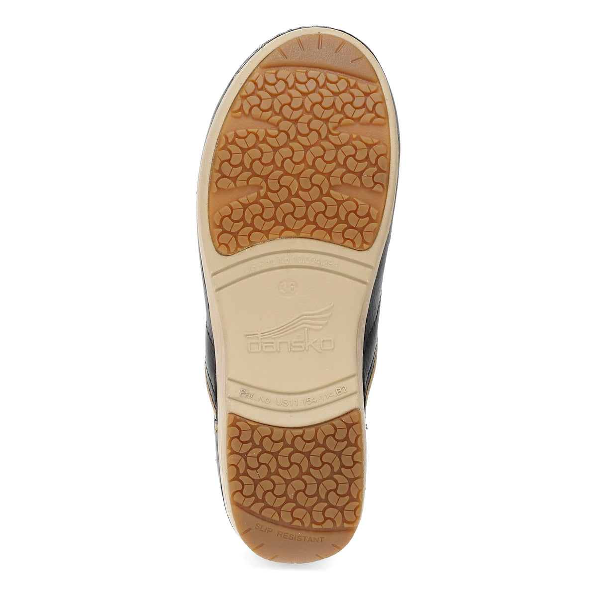 Bottom image of XP 2.0 Clog Black Floral Embroidered