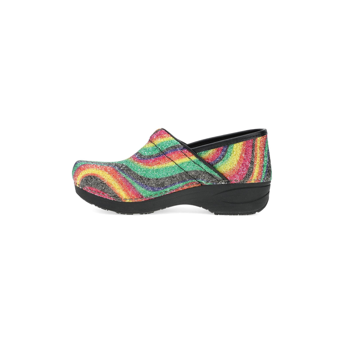 Side image of XP 2.0 Clog Prism Stripe Glitter