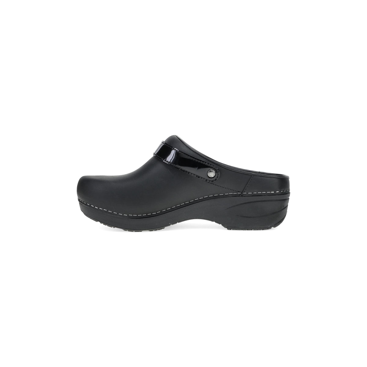 Side image of Waverly Clog Black/Black