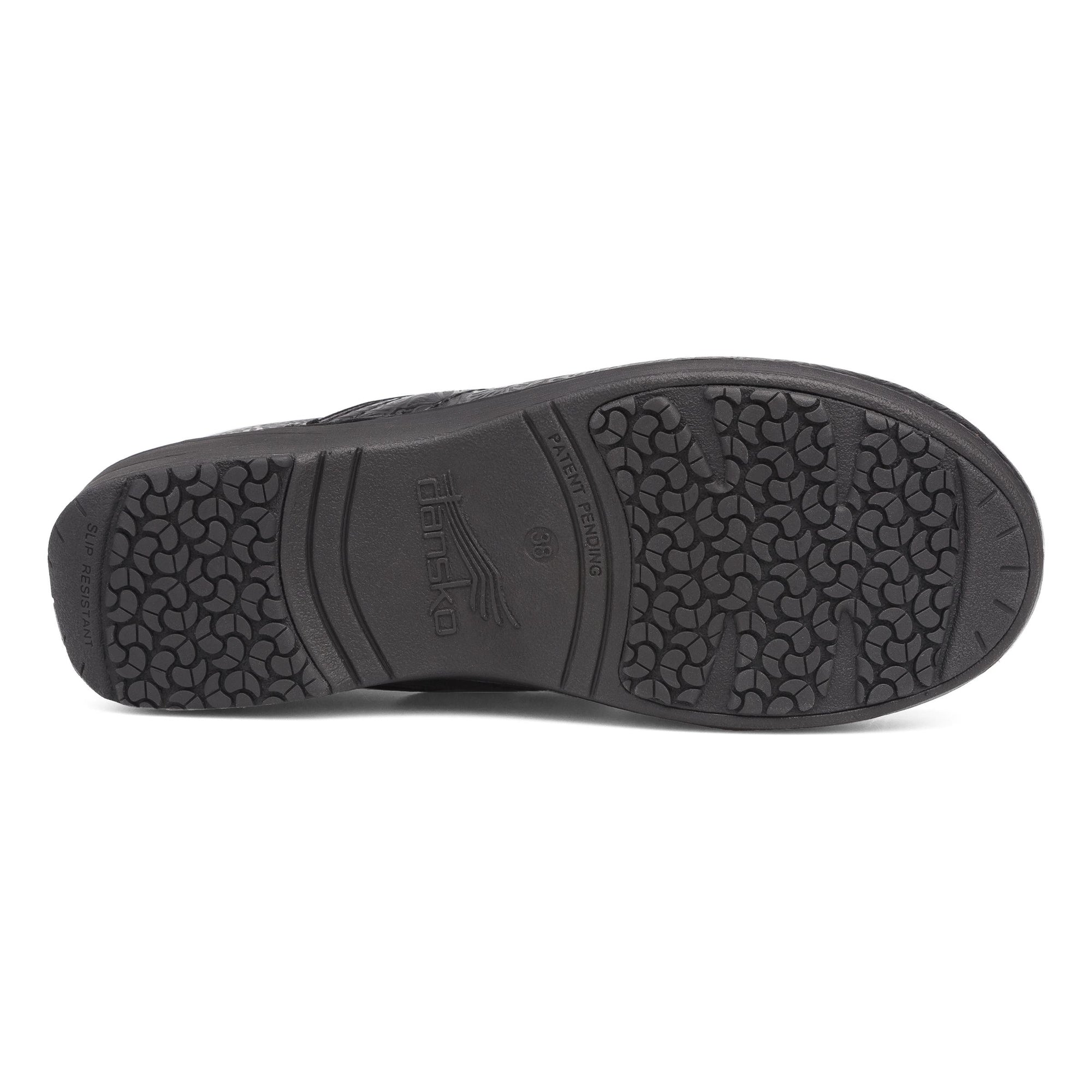 Bottom image of Wide XP 2.0 Clog Black Tooled Floral