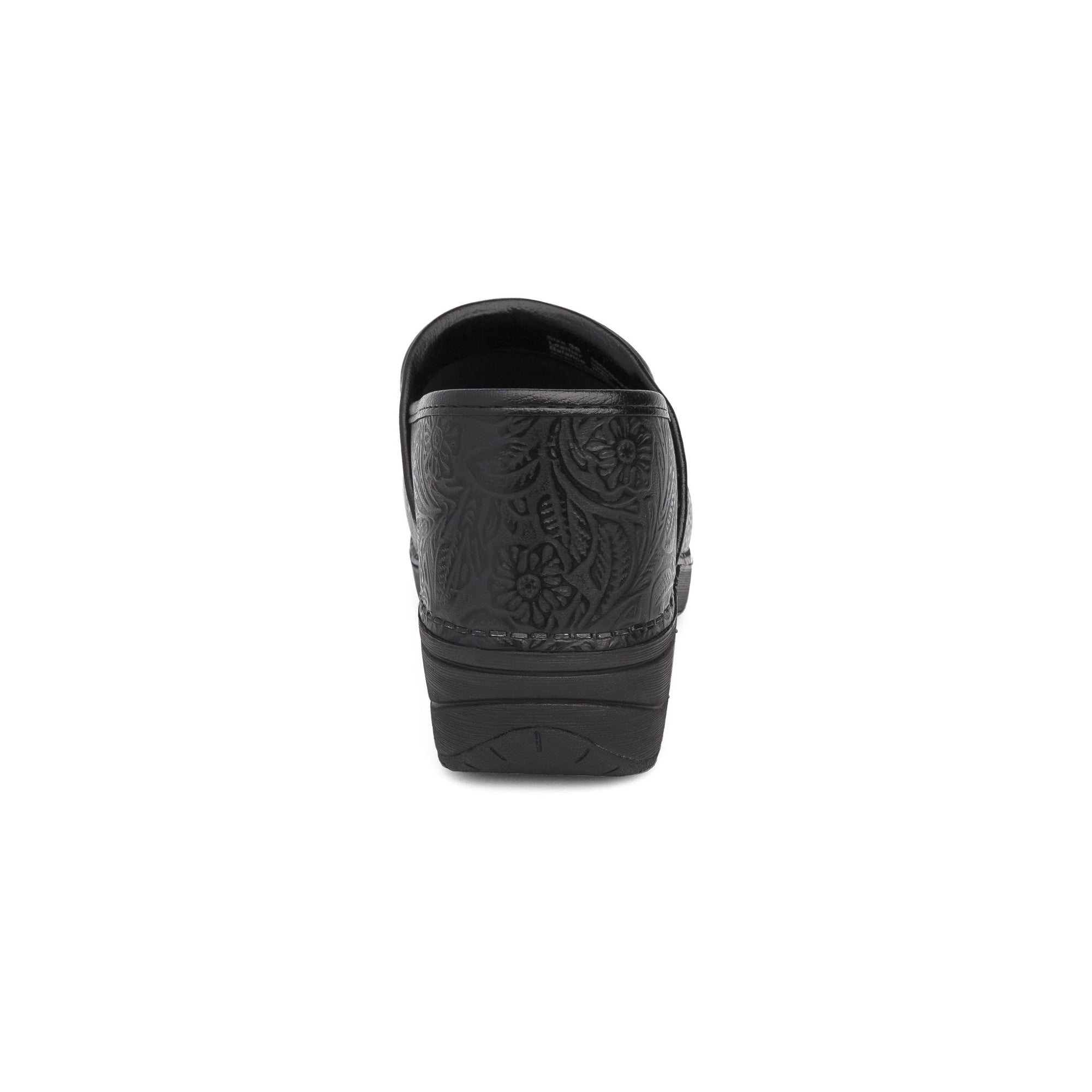 Heel image of Wide XP 2.0 Clog Black Tooled Floral