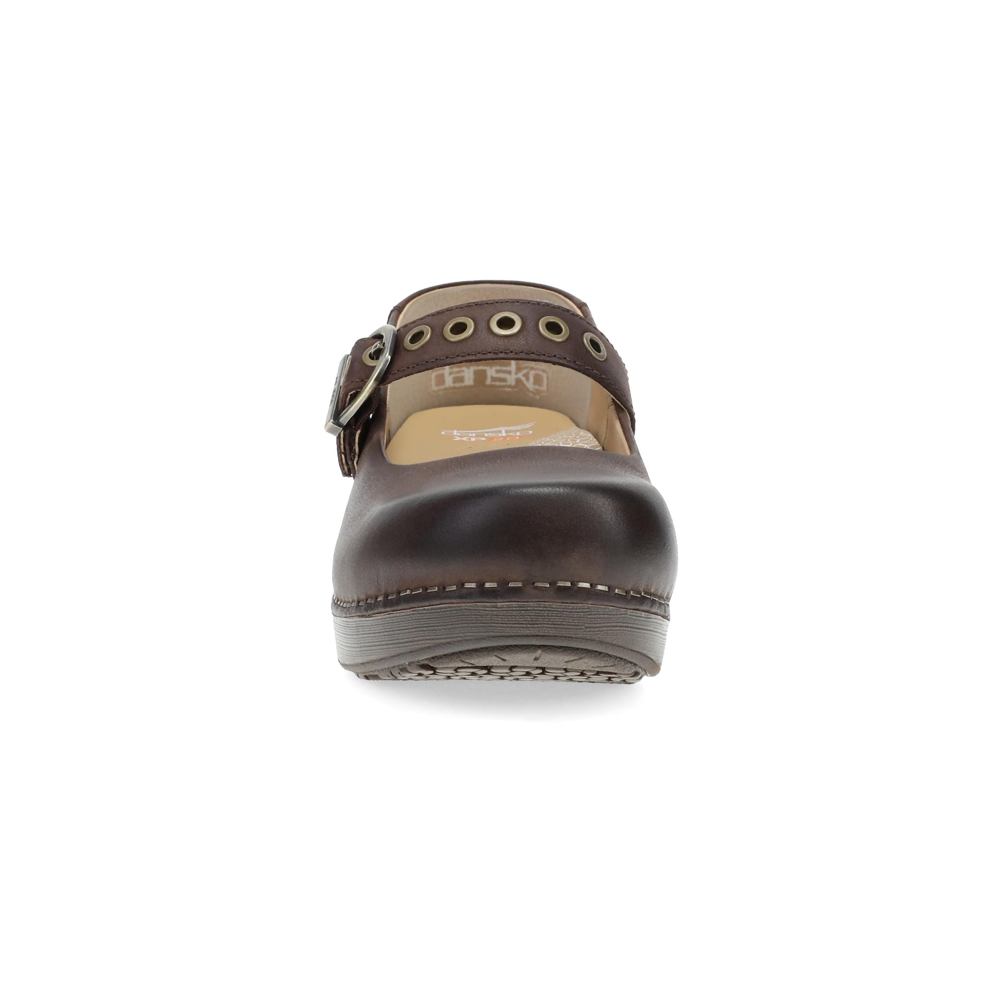 Toe image of XP 2.0 Mary Jane Clog Chocolate Leather