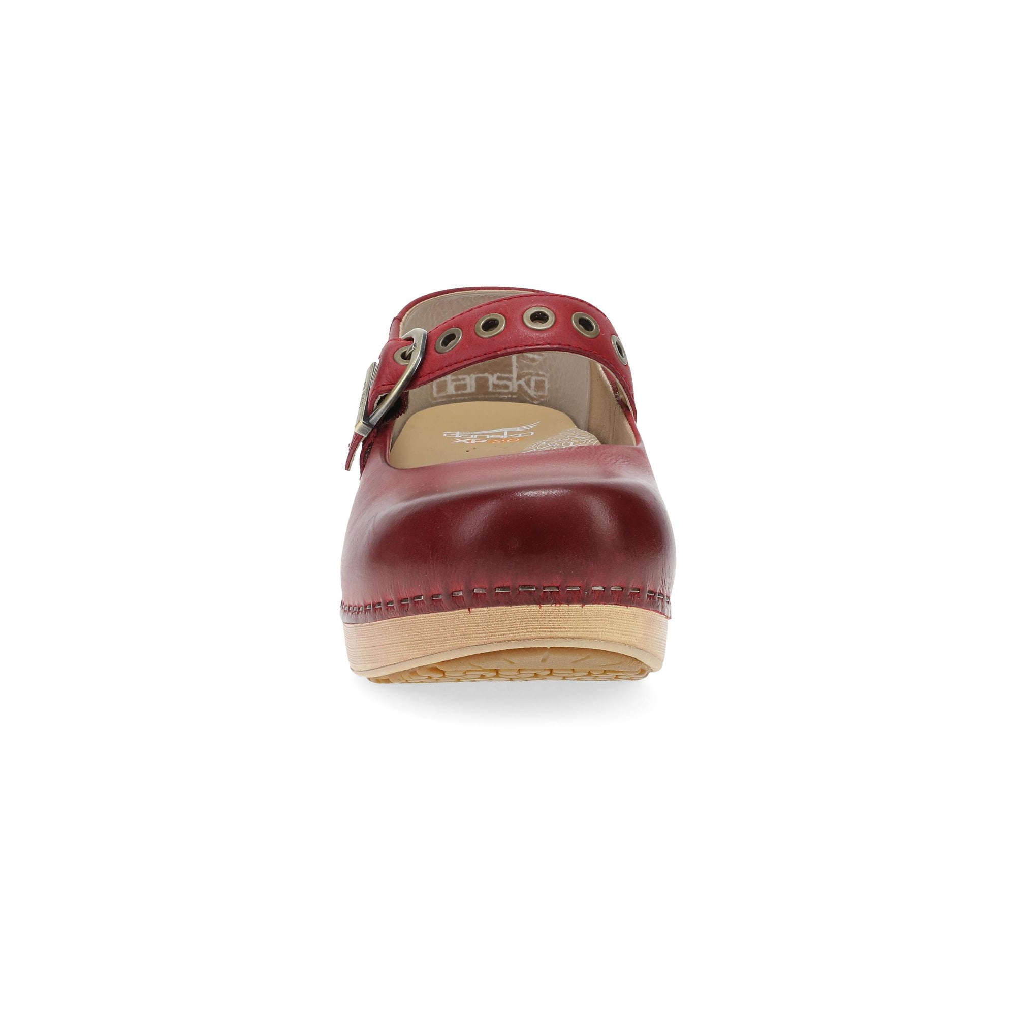 Toe image of Wide XP 2.0 Mary Jane Clog Red Leather