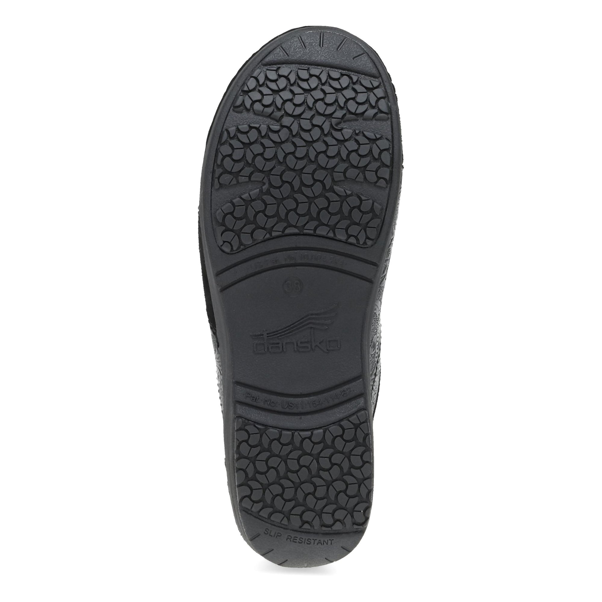 Bottom image of Zinnia Clog Black Multi