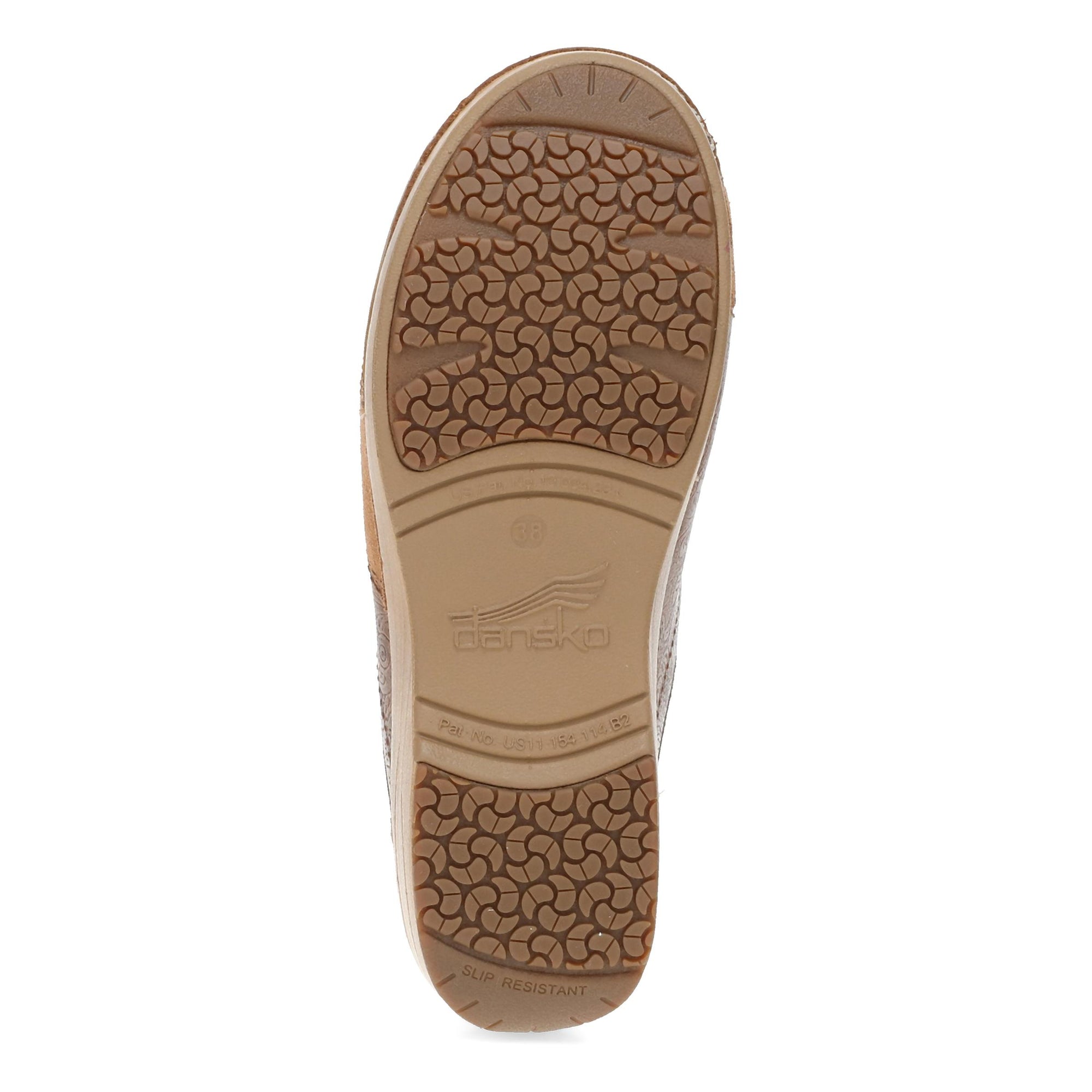 Bottom image of Zinnia Clog Tan Multi
