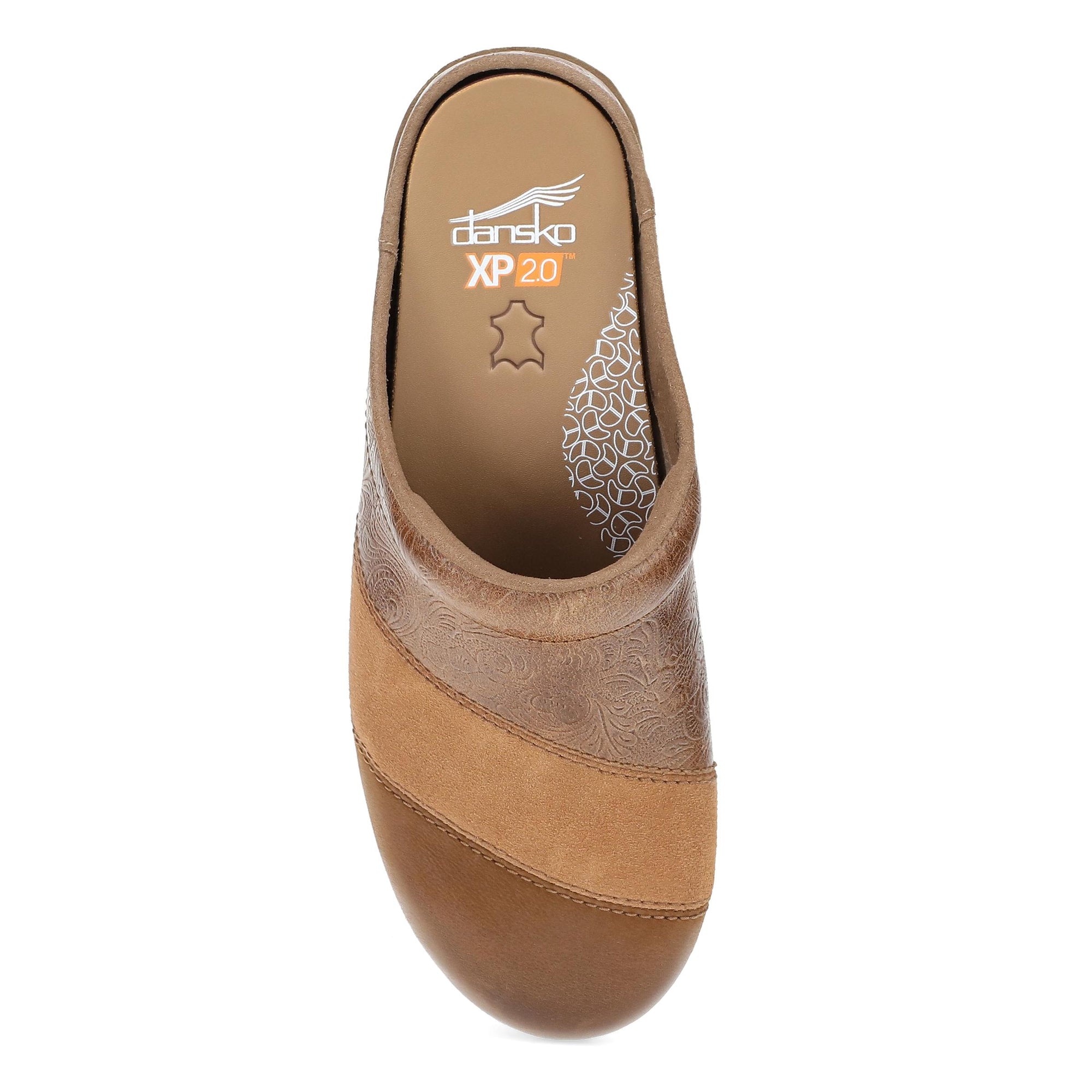 Top image of Zinnia Clog Tan Multi