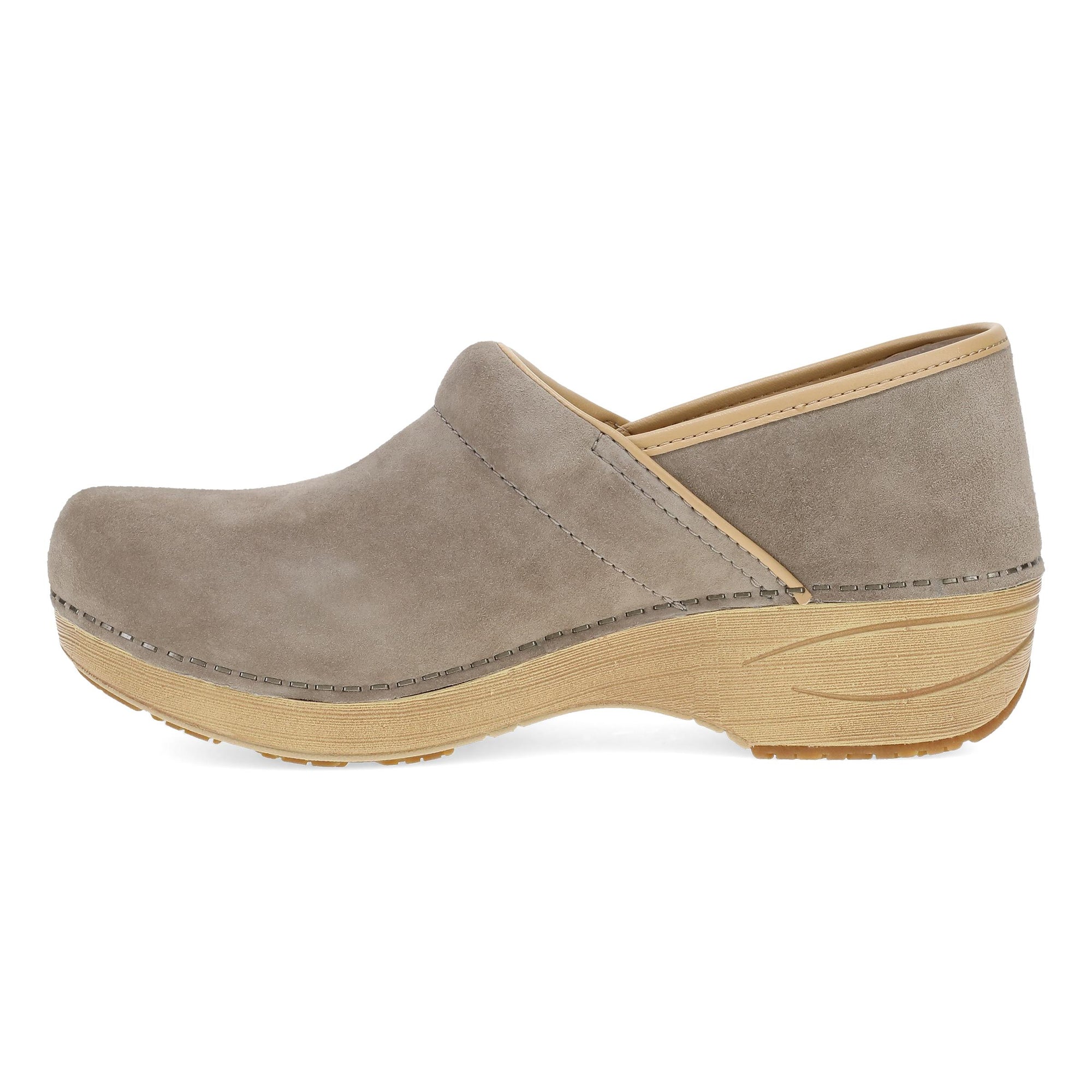 Side image of XP 2.0 Clog Taupe Suede